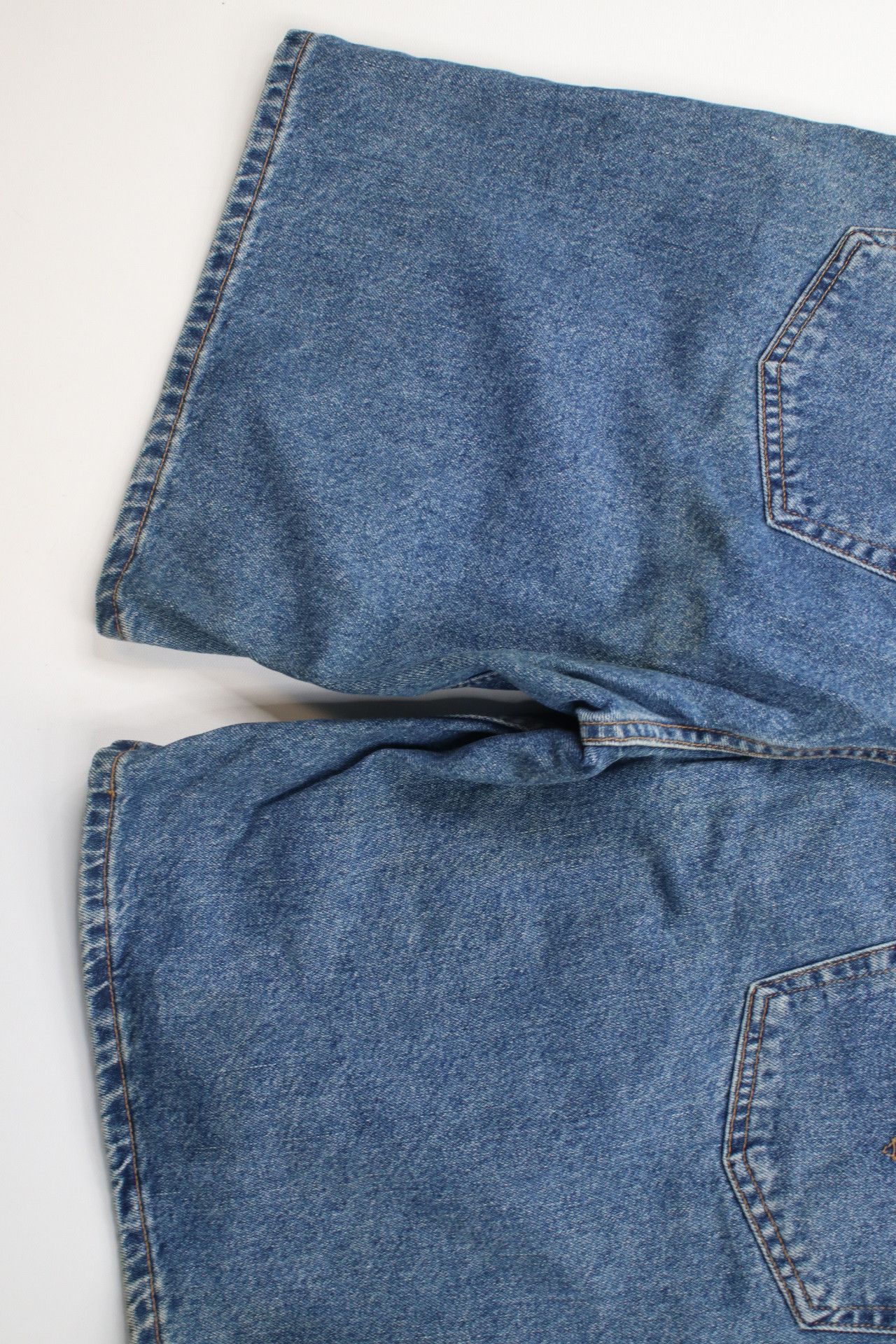 Levi's × Vintage Vintage 90s Levis 550 Relaxed Fit Denim Jean Shorts Jorts Size US 38 / EU 54 - 12 Thumbnail