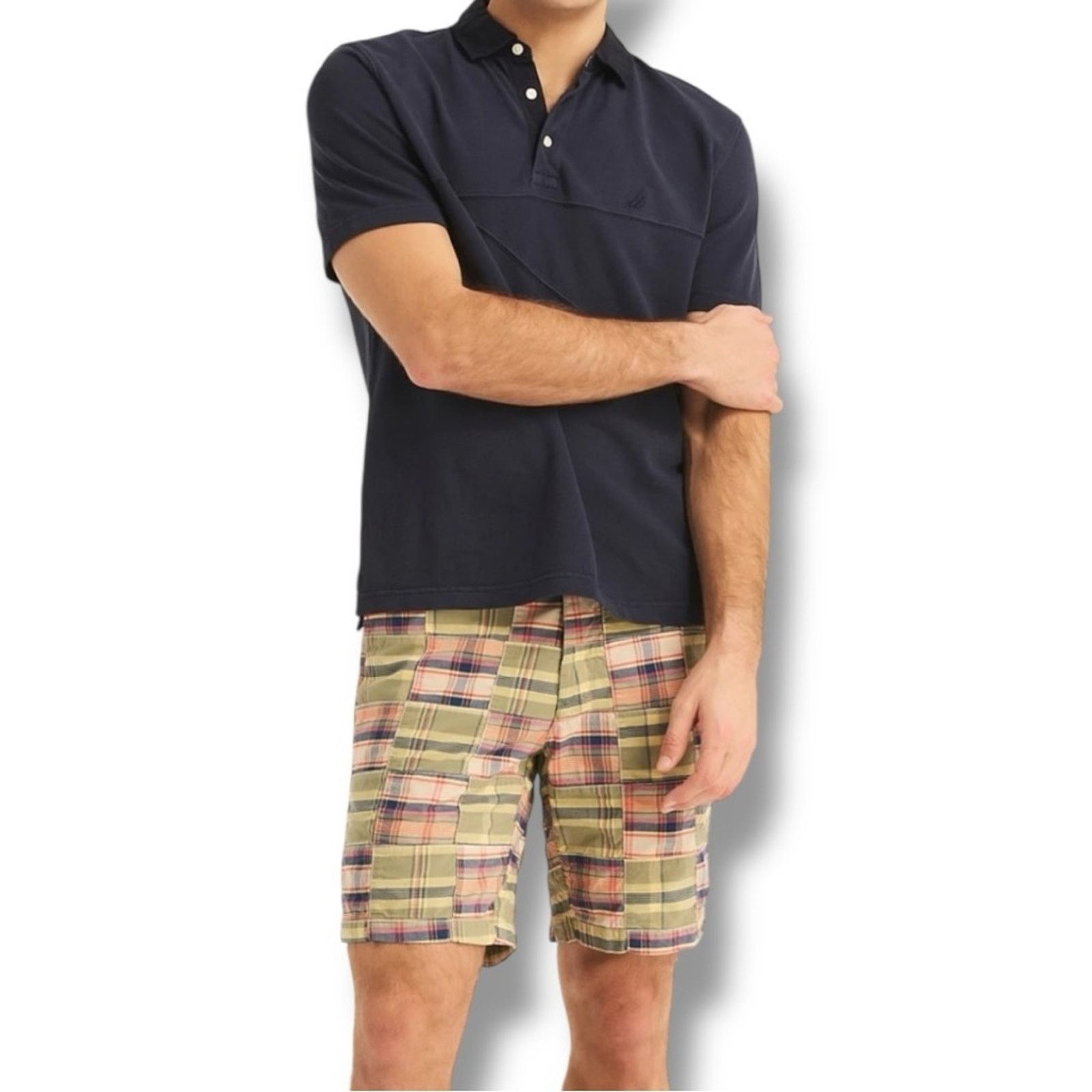 Nautica Nautica Sagefields Spring men's plaid patchwork shorts NEW Size US 38 / EU 54 - 4 Thumbnail