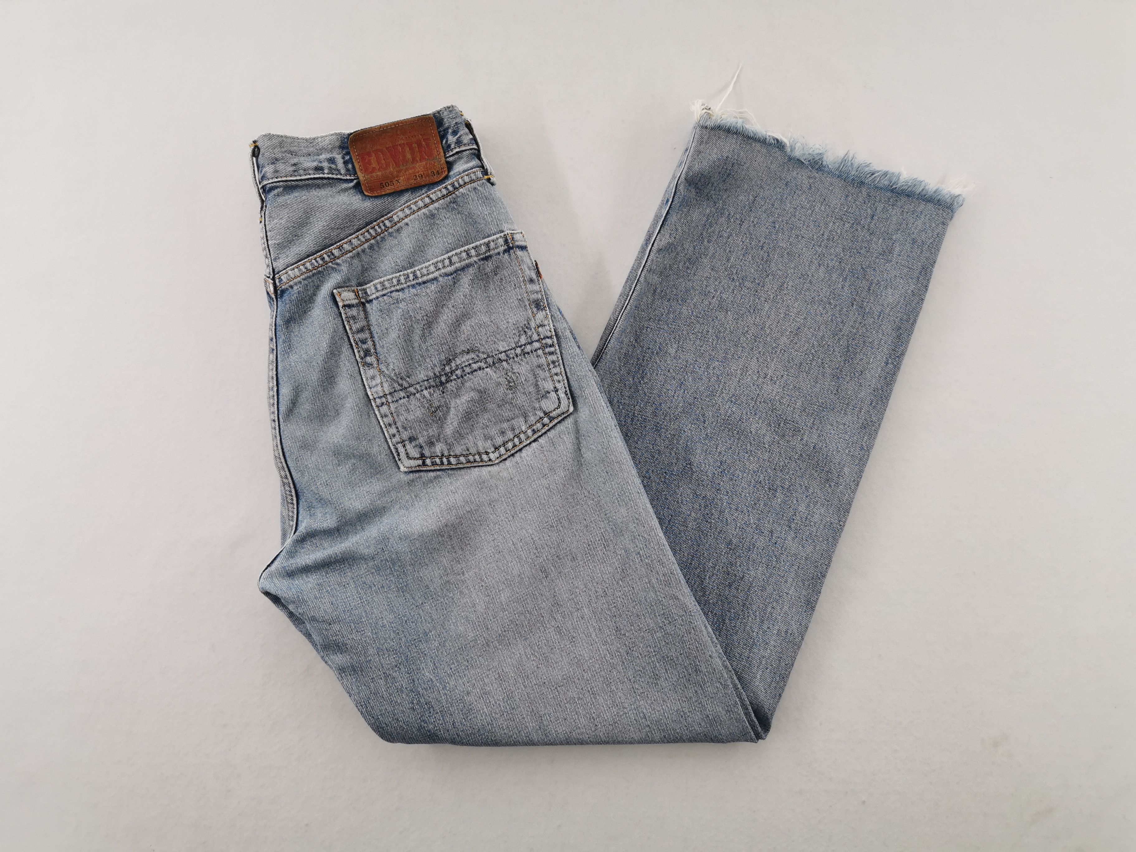 Edwin Distressed Edwin Lot 505X Selvedge Denim Made In Japan Size US 26 / EU 42 - 4 Thumbnail