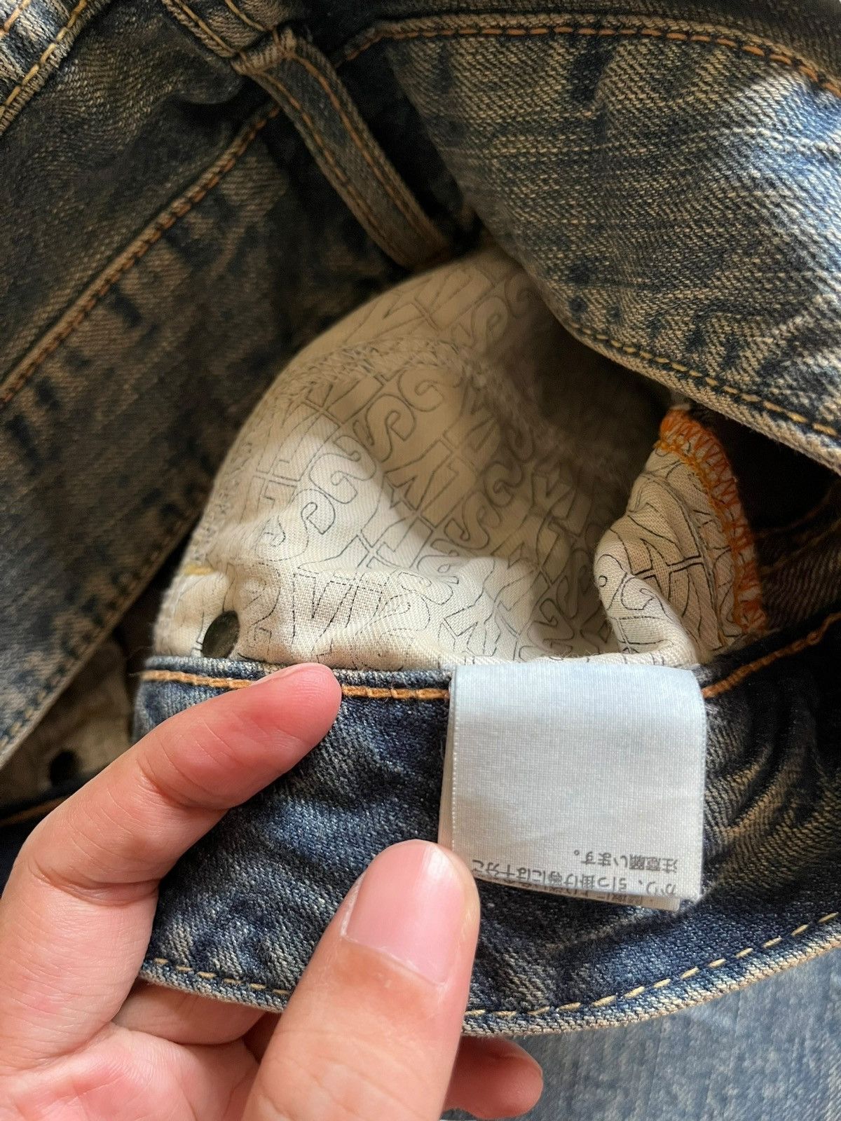 Japanese Brand Vintage Japanese Brand Mud Wash Distressed Flare Jeans Size 32" / US 10 / IT 46 - 13 Thumbnail