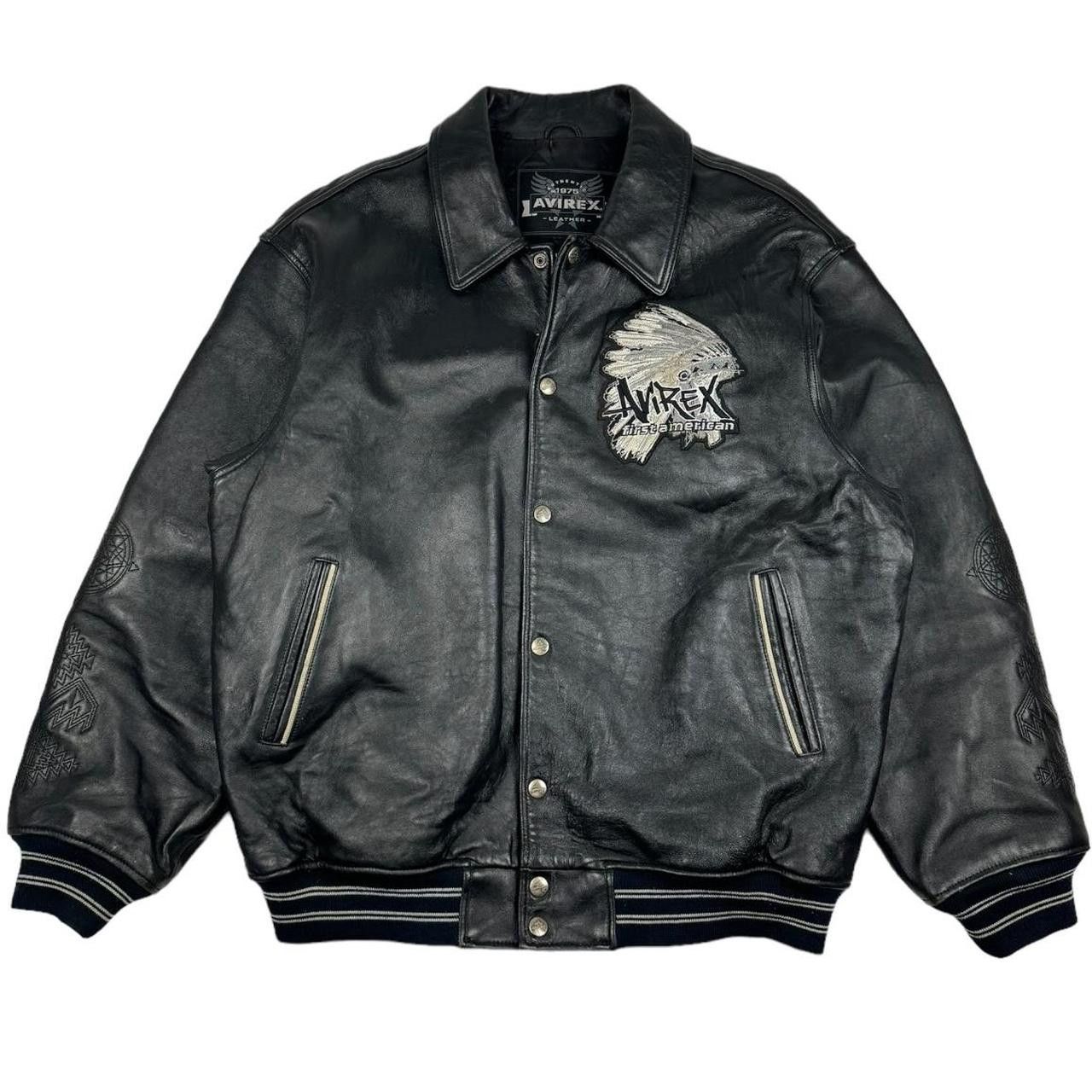 Avirex Avirex Leather Jacket Size US XL / EU 56 / 4 - 2 Thumbnail