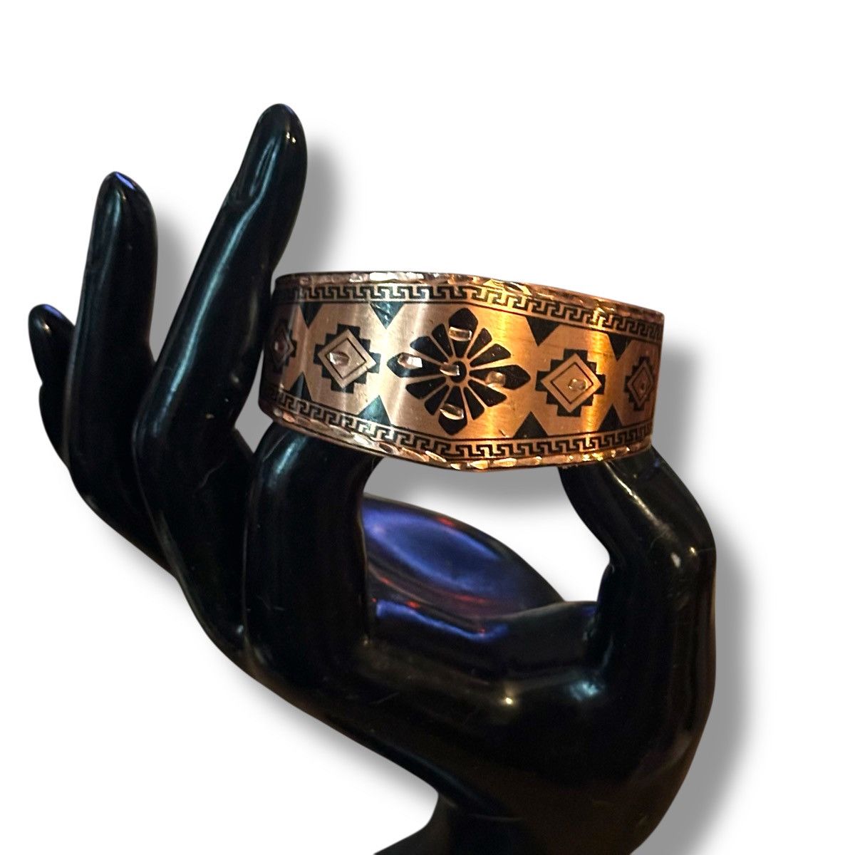 Vintage Vintage copper tribal cuff bracelet Size ONE SIZE - 3 Thumbnail