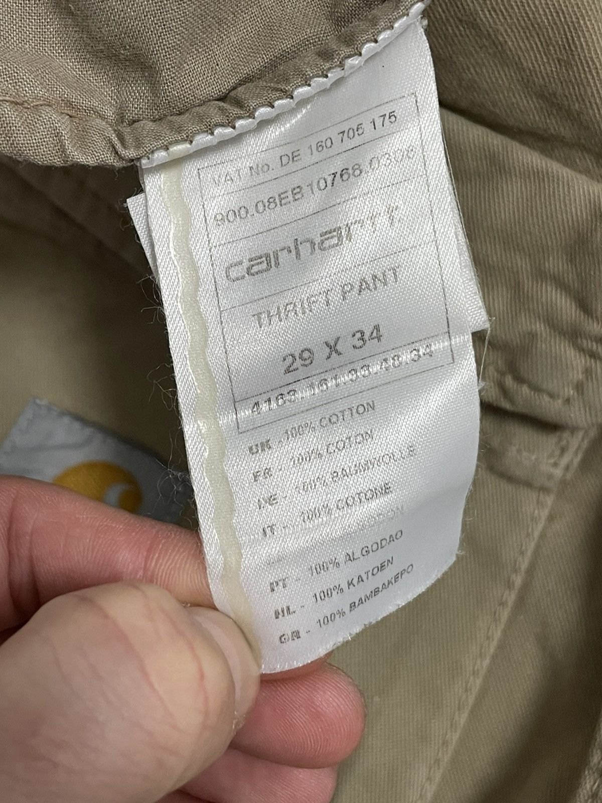 Carhartt Vintage Carhartt Thrift Heavy Cotton Boxy Cargo Pants Size US 29 - 8 Thumbnail