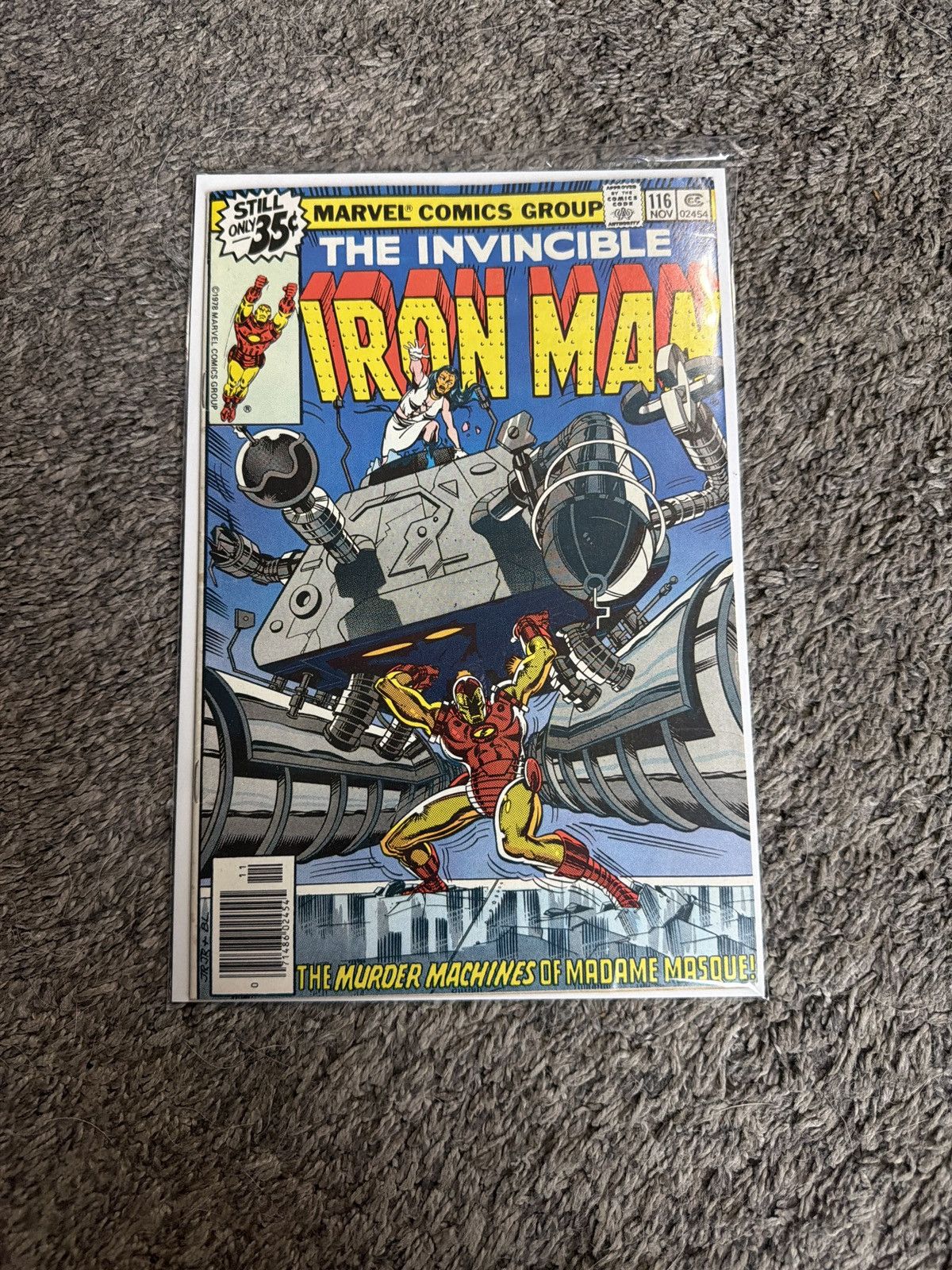 Marvel Comics 1978 Marvel Comics Iron Man Vol. 1 #116 Comic Book Size ONE SIZE - 1 Thumbnail