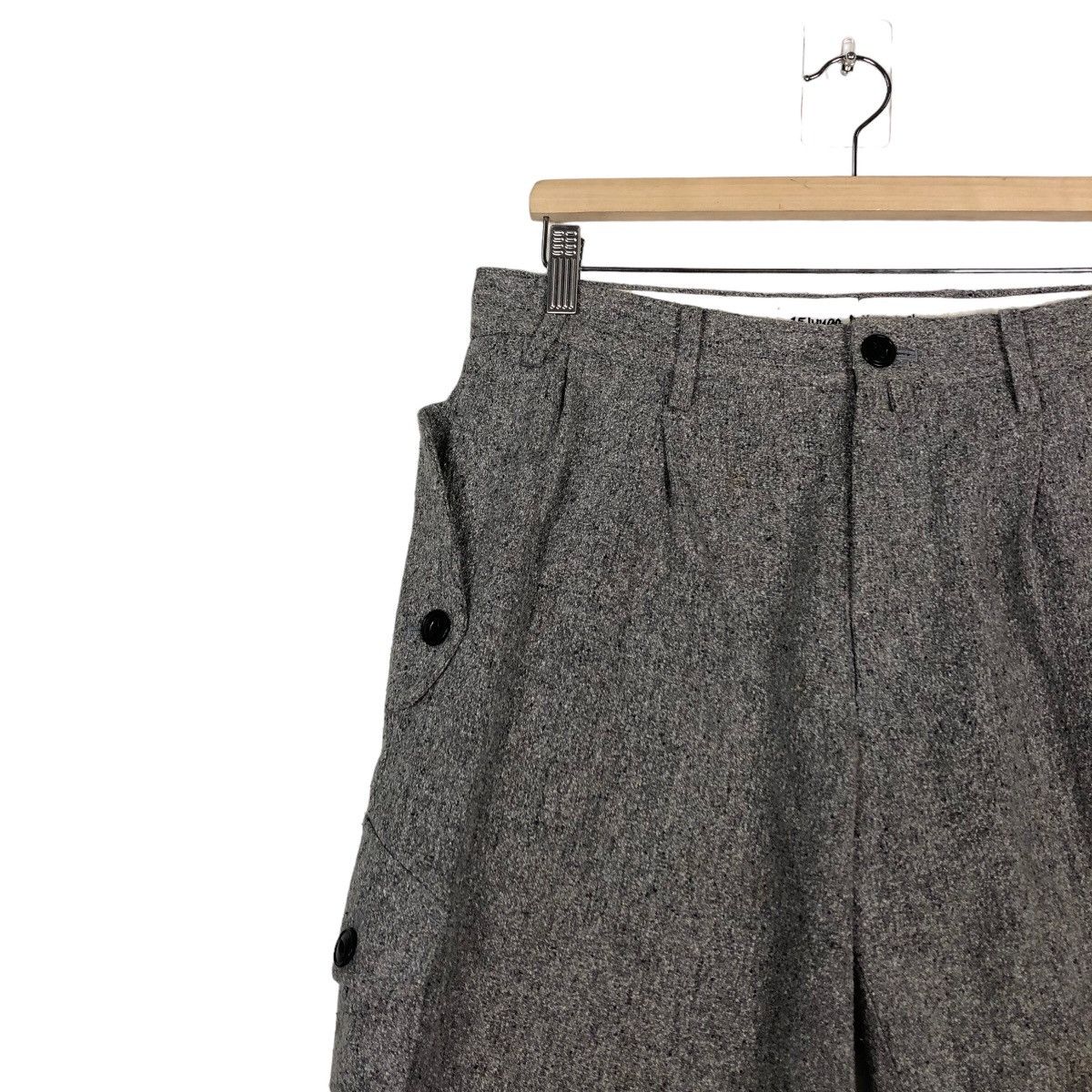 Japanese Brand 🔥Vintage Wool Cropped Biker Pants 15 Jugya Junya Watanabe Size US 33 - 7 Thumbnail