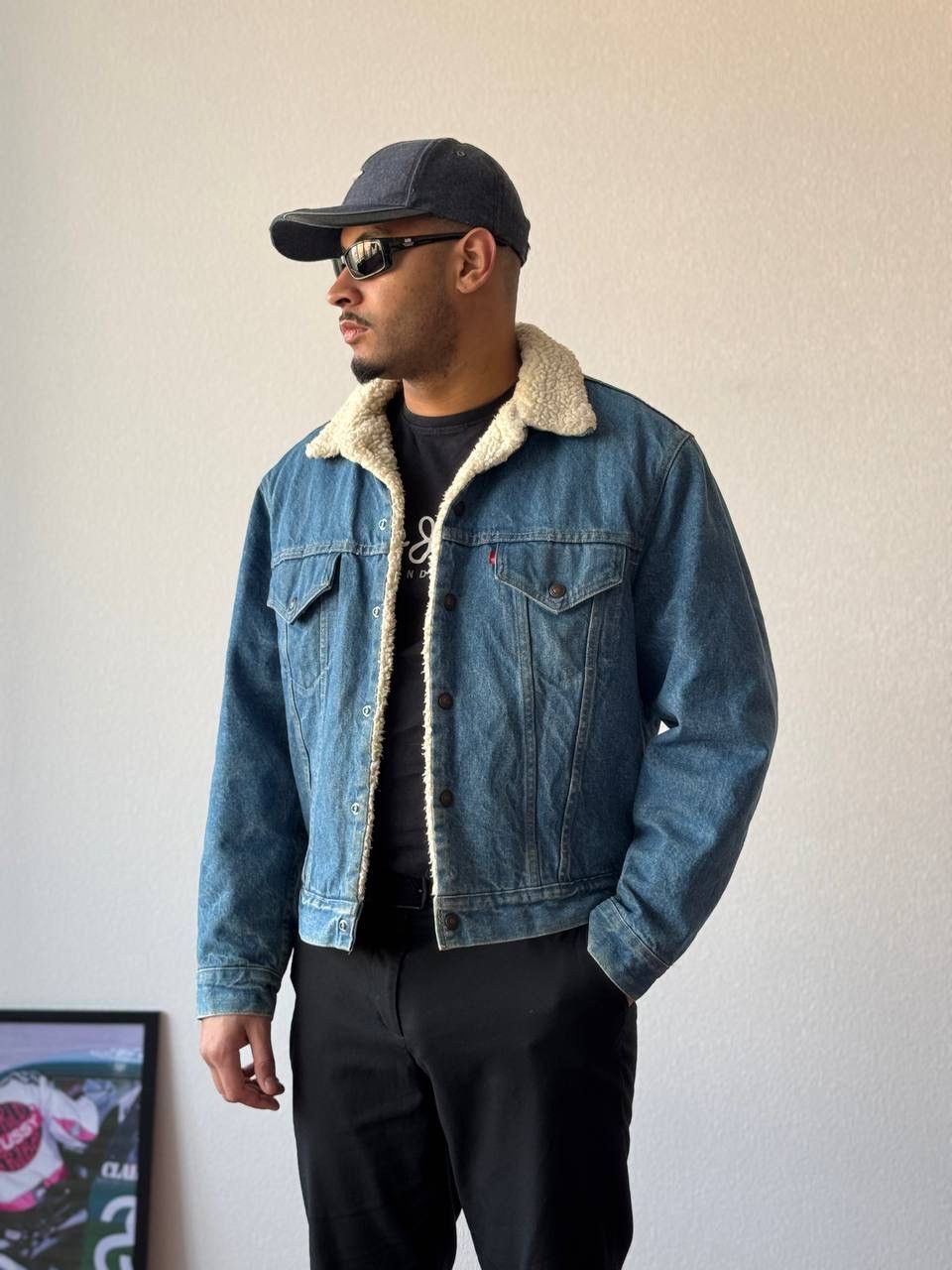Levi's levis vintage 90'S Sherpa denim jacket Made in USA Size US S / EU 44-46 / 1 - 1 Thumbnail