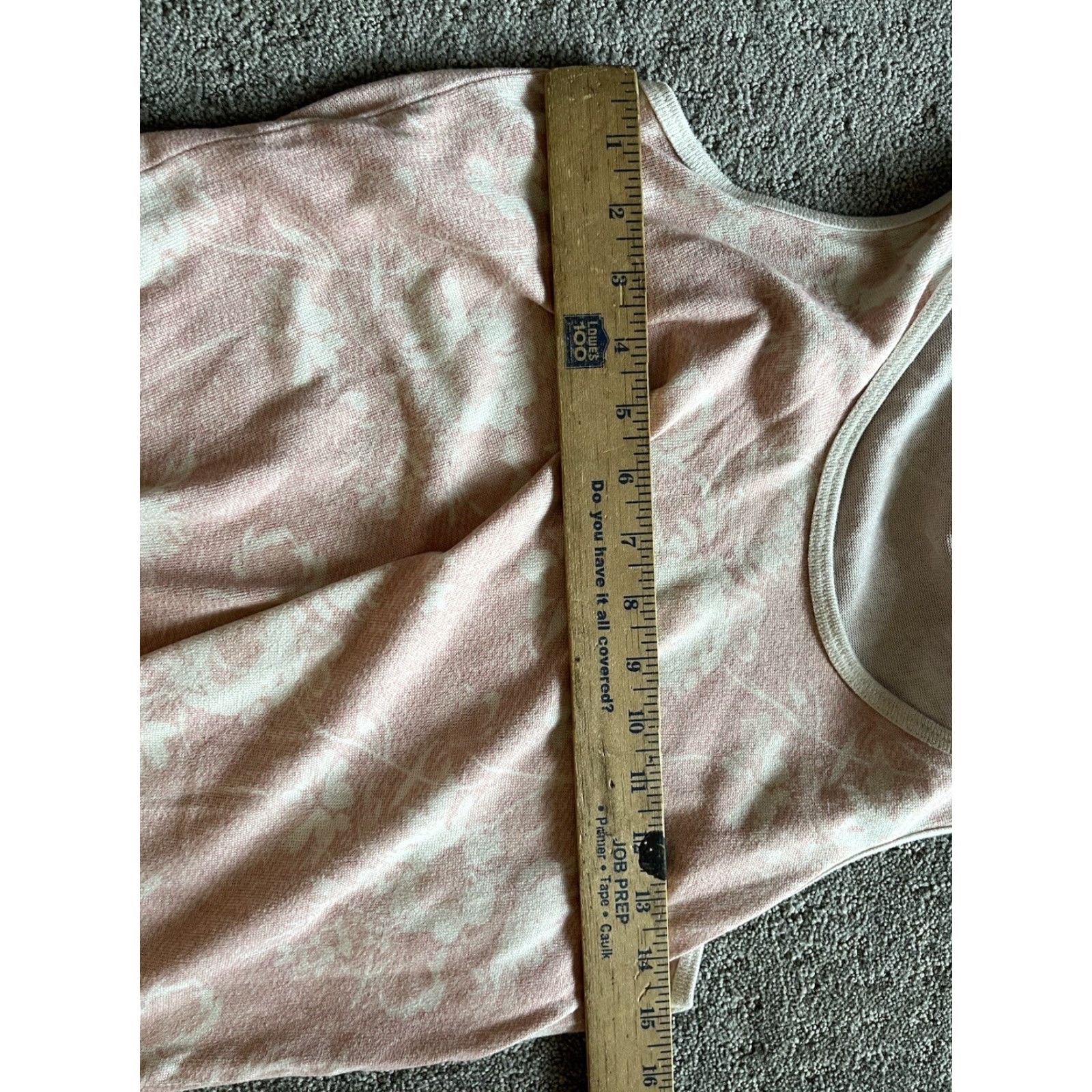 Lucky Brand VINTAGE Lucky Brand Women's Pajama Top Shirt Sleepwear Sleeveless Tank Pink Tie Dye Floral Clover Logo Graphic M Adult Pink Logo 90s Size ONE SIZE - 4 Thumbnail