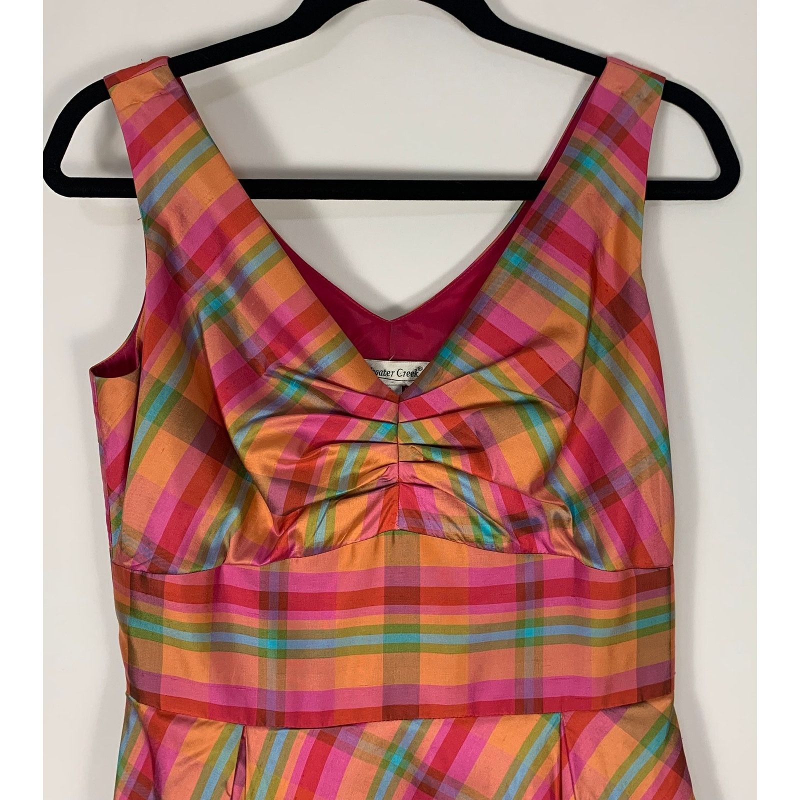Coldwater Creek Coldwater Creek Midi Dress Women's Sz 6 100% Silk Sleeveless Size M / US 6-8 / IT 42-44 - 2 Thumbnail