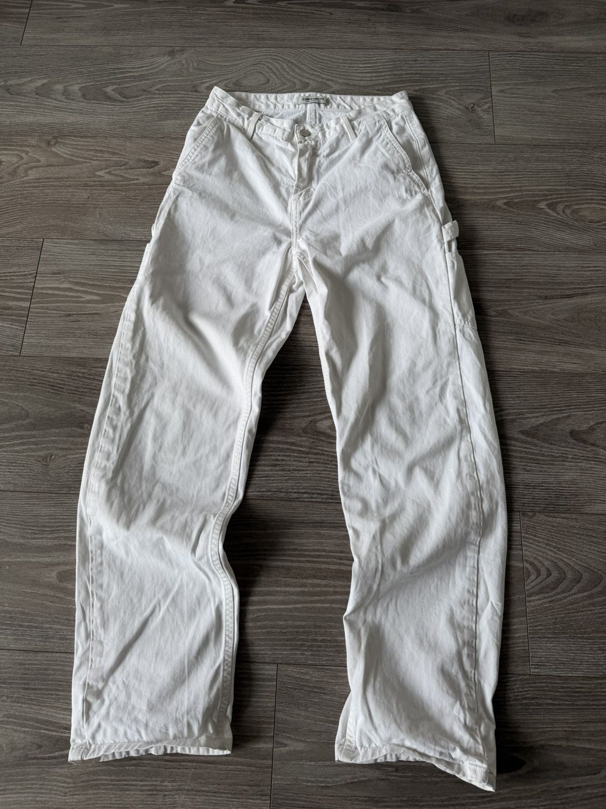 Carhartt ‼️Carhartt Wip Regular Cargo Y2k Box Logo Rap Pants‼️ Size US 26 / EU 42 - 1 Thumbnail