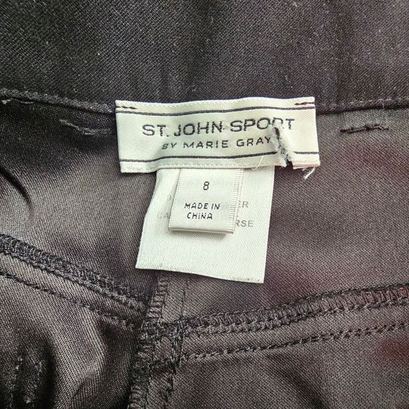 St. John ST. JOHN SPORT Women's Casual High Rise Straight Leg Pants 8 Size 30" / US 8 / IT 44 - 7 Thumbnail