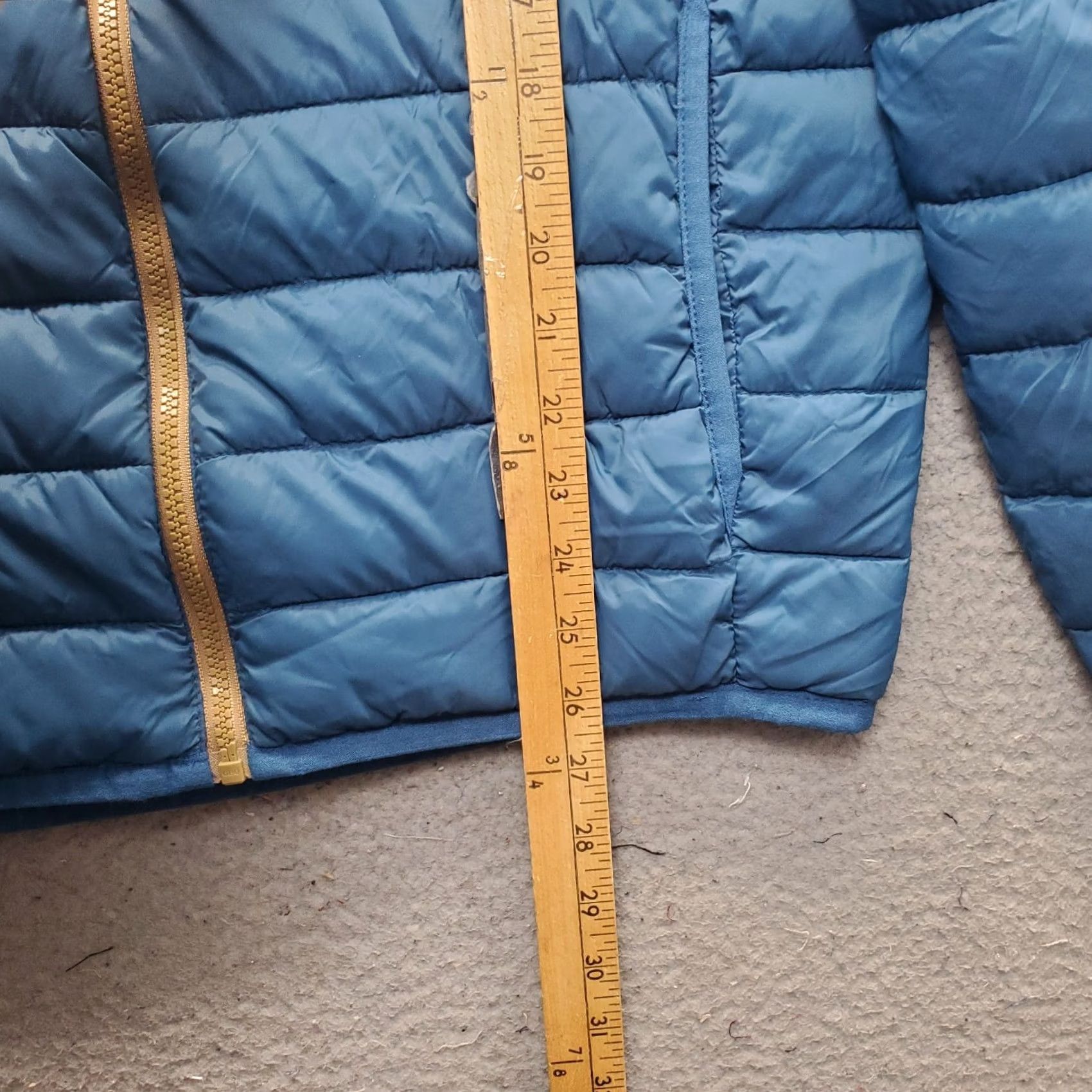 Old Navy Old Navy Puffer Jacket Womens Small Blue Regular Fit Mock Neck Full Zip Lined Size S / US 4 / IT 40 - 3 Thumbnail