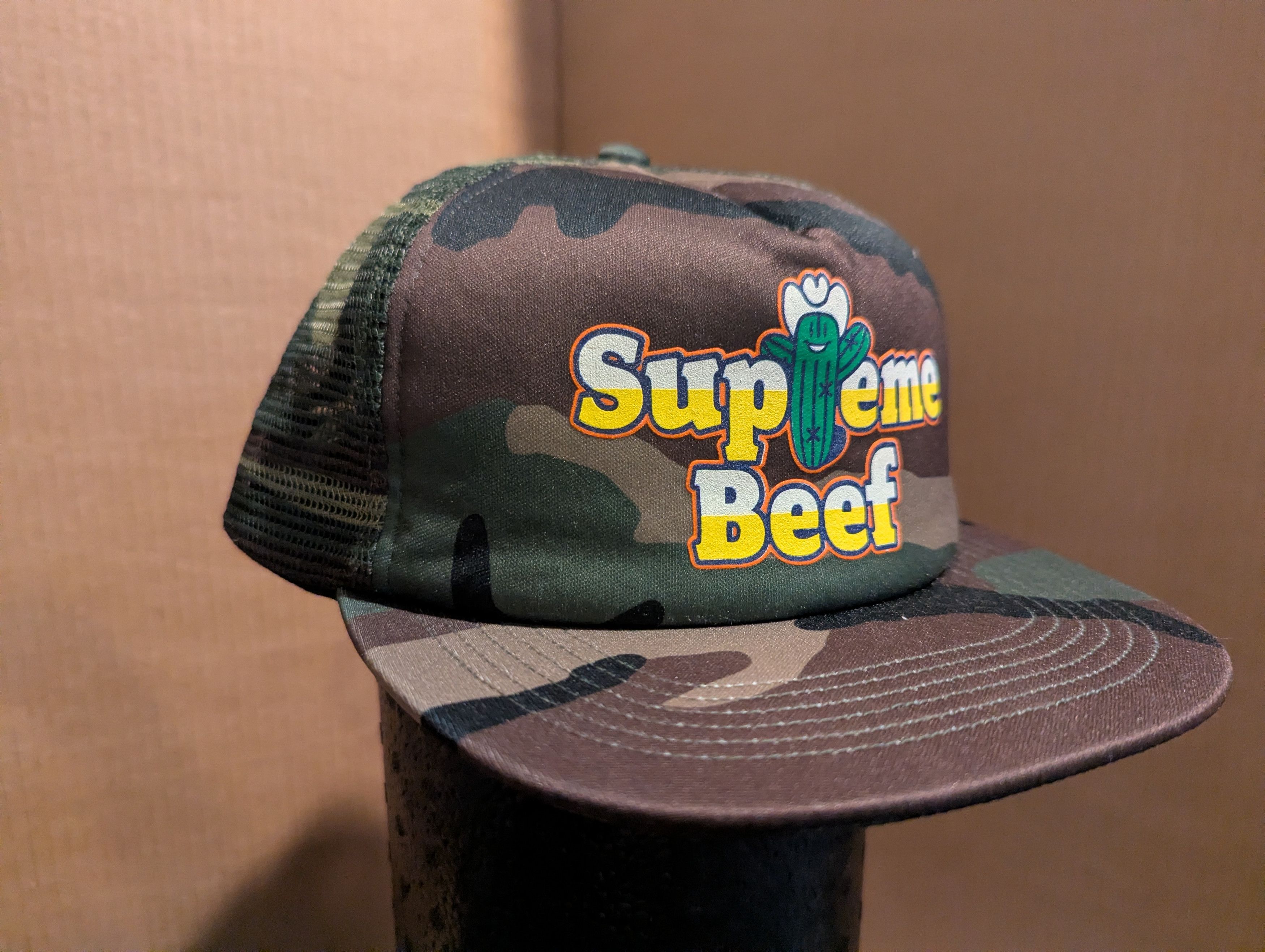 Supreme Supreme Beef Mesh Back 5-Panel Cap in Camo Size ONE SIZE - 1 Thumbnail