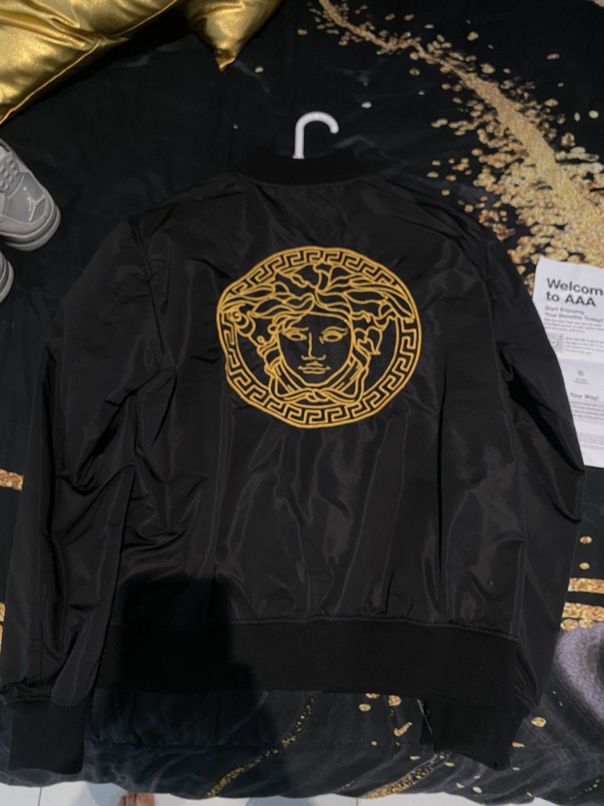 Versace Versace Medusa Logo bomber Jacket Medium Size US M / EU 48-50 / 2 - 2 Thumbnail