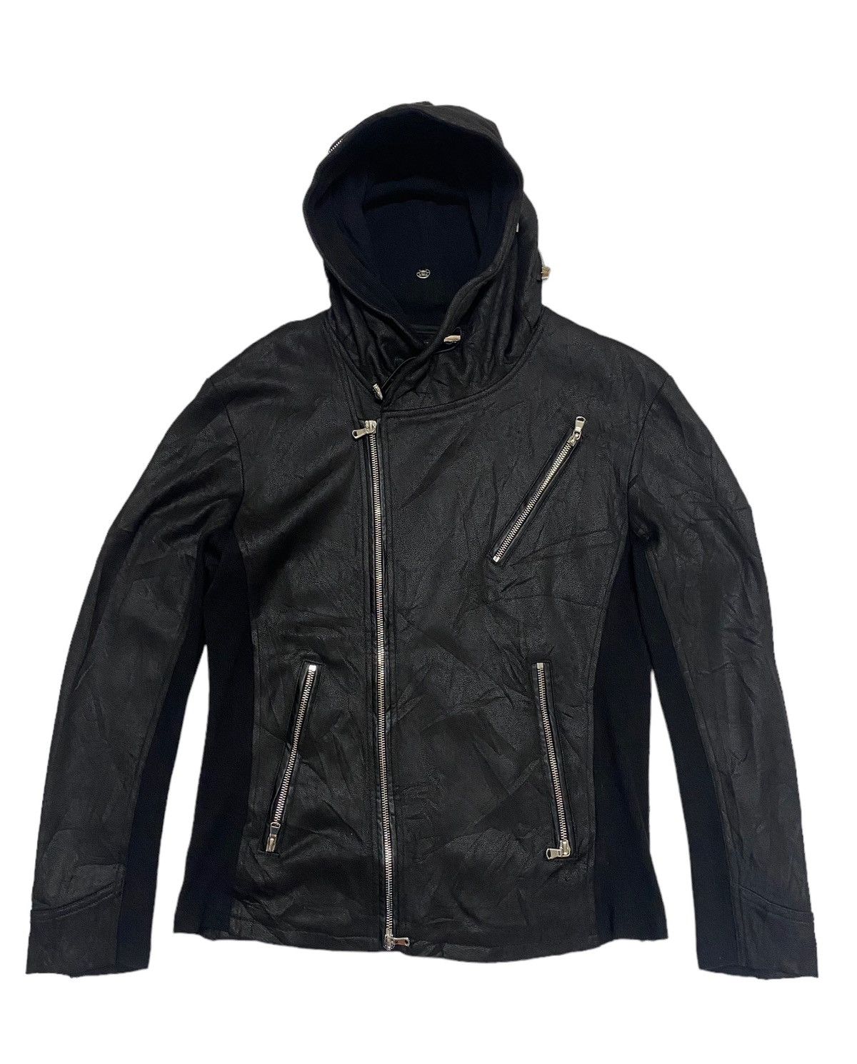 BUFFALO BOBS Johnny Wolf Gentleman Asymmetric Hoodie Jacket Size US S / EU 44-46 / 1 - 2 Thumbnail