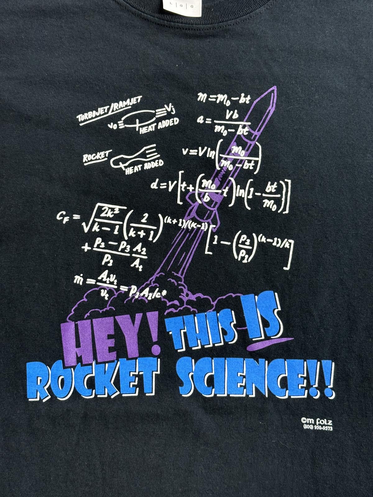 Gildan Rocket Science T-shirt Turbojet / Ramjet Math Geek Tee - L Size US L / EU 52-54 / 3 - 4 Thumbnail