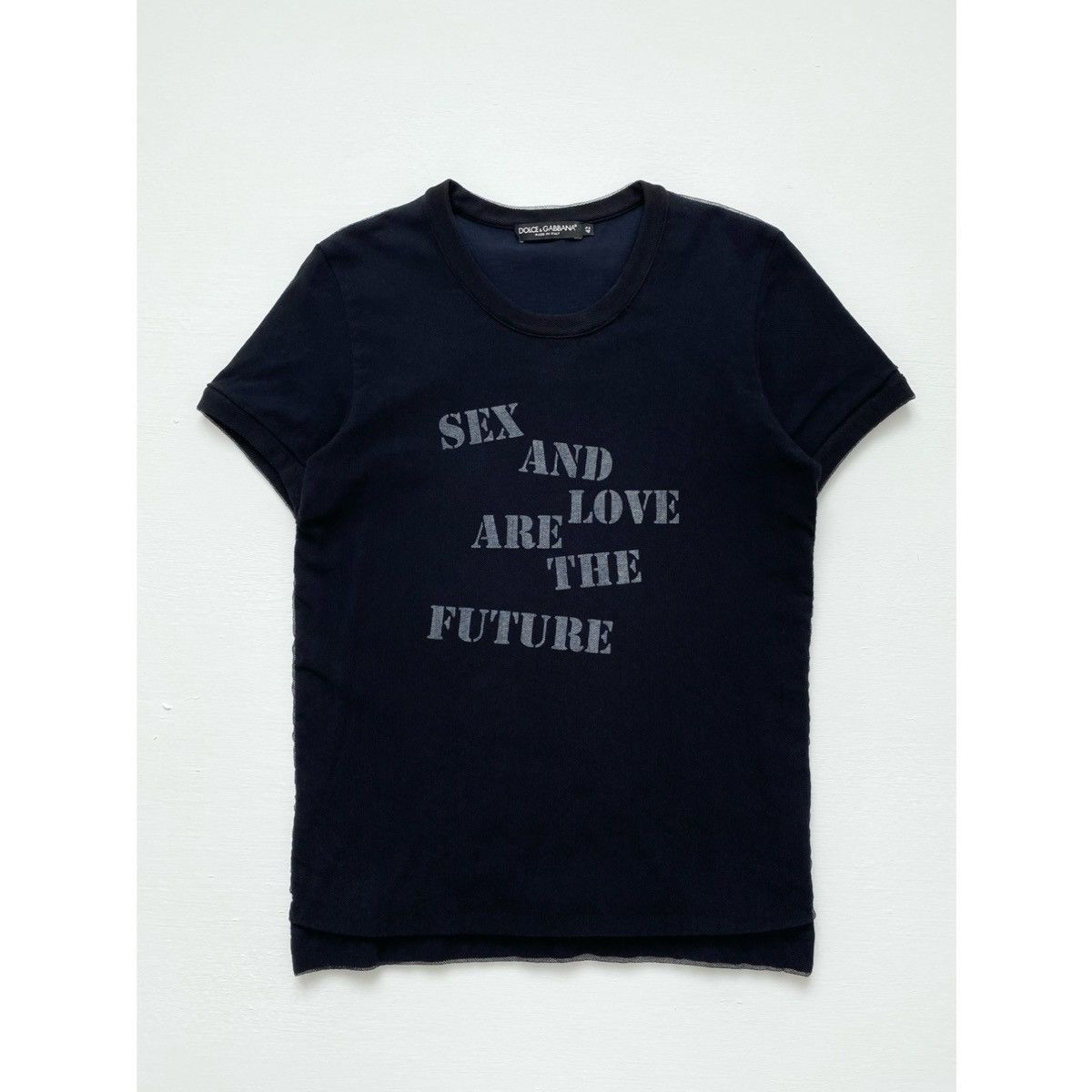 Dolce & Gabbana Dolce and Gabbana Sex and Love are the Future t-shirt |  Grailed