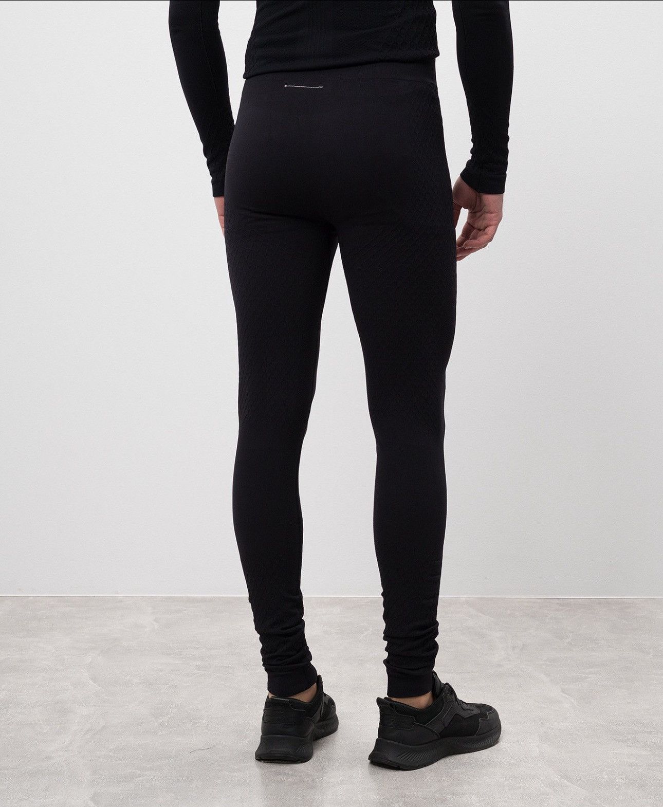 Maison Margiela × Salomon Last Size MM6 Maison Margiela x Salomon Black Logo Leggings Size US 32 / EU 48 - 2 Thumbnail