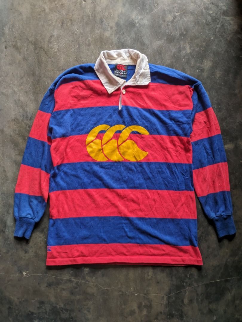 Canterbury of New Zealand Vintage Canterbury of New Zealand Rugby Shirt Size US M / EU 48-50 / 2 - 2 Thumbnail