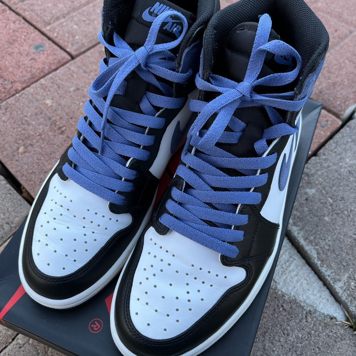Jordan Brand × Nike 2018’ Nike Air Jordan 1 Retro High OG ‘Blue Moon’ Sz 9 Size US 9 / EU 42 - 14 Thumbnail