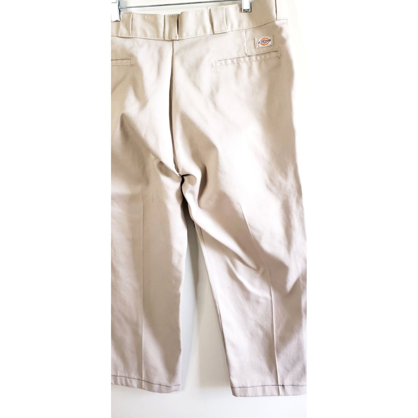 Dickies Dickies 874 Original Fit Men’s Work Pants Adult 38 x 28 Beige Khaki Chino Flat Front Regular Waist Belt Loops Veg? Size US 38 / EU 54 - 7 Thumbnail