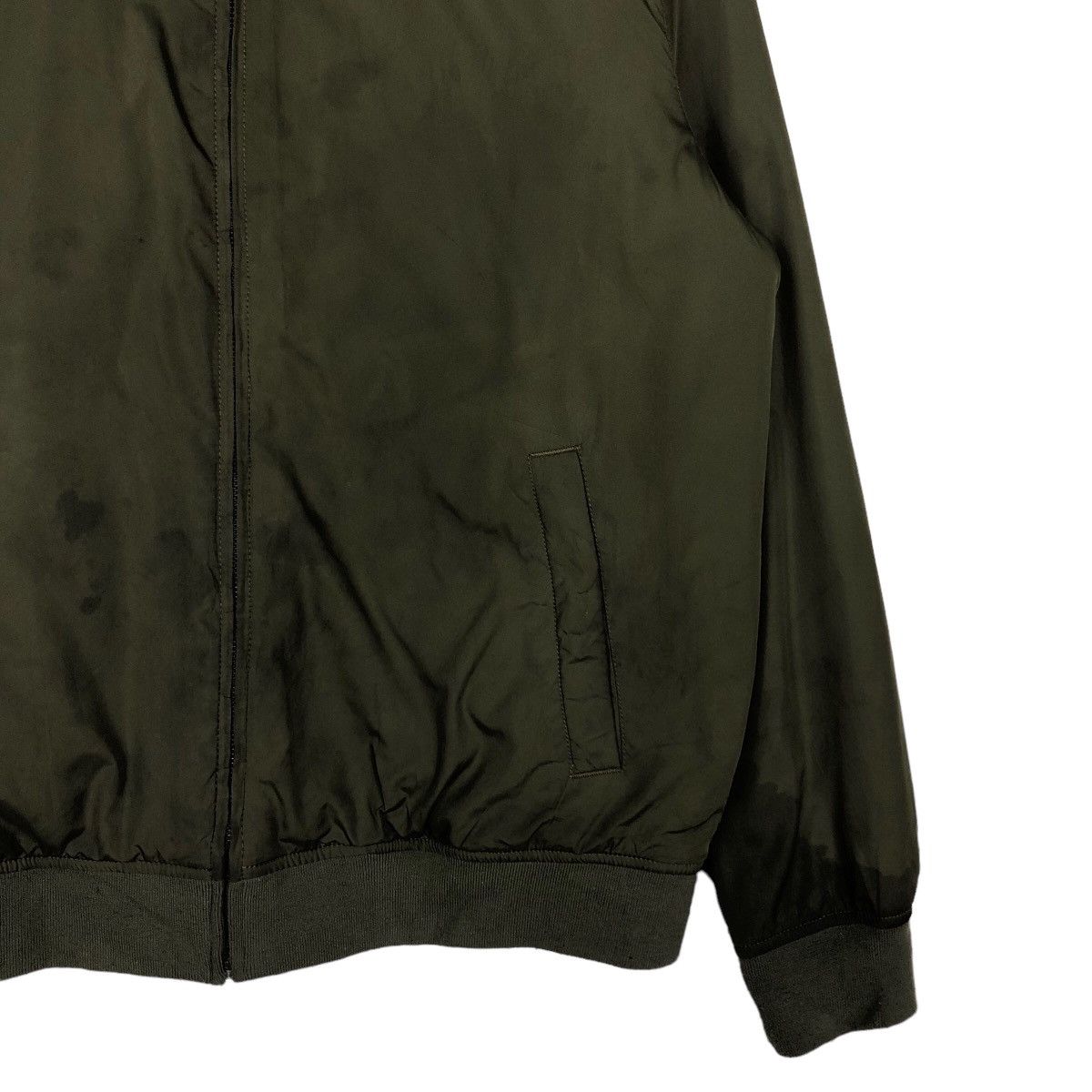 Japanese Brand 🔥Riot Riot Vintage Bomber Jacket Gap Military Colour Design Size US L / EU 52-54 / 3 - 5 Thumbnail