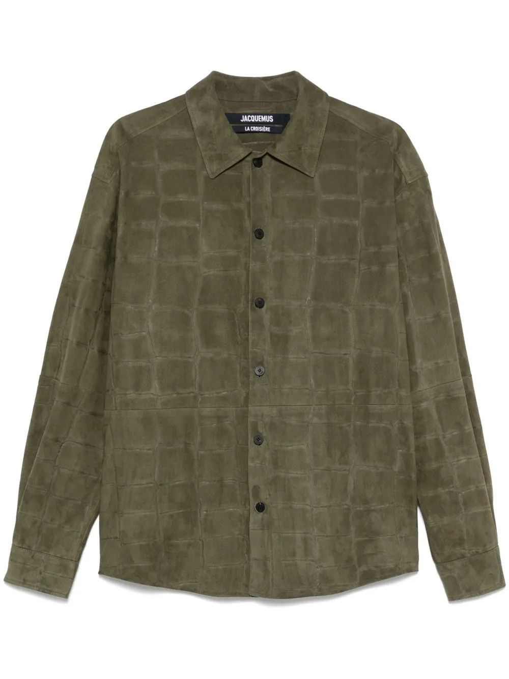 Jacquemus o1mle0326 Croco Shirt in Green Size US XL / EU 56 / 4 - 1 Thumbnail