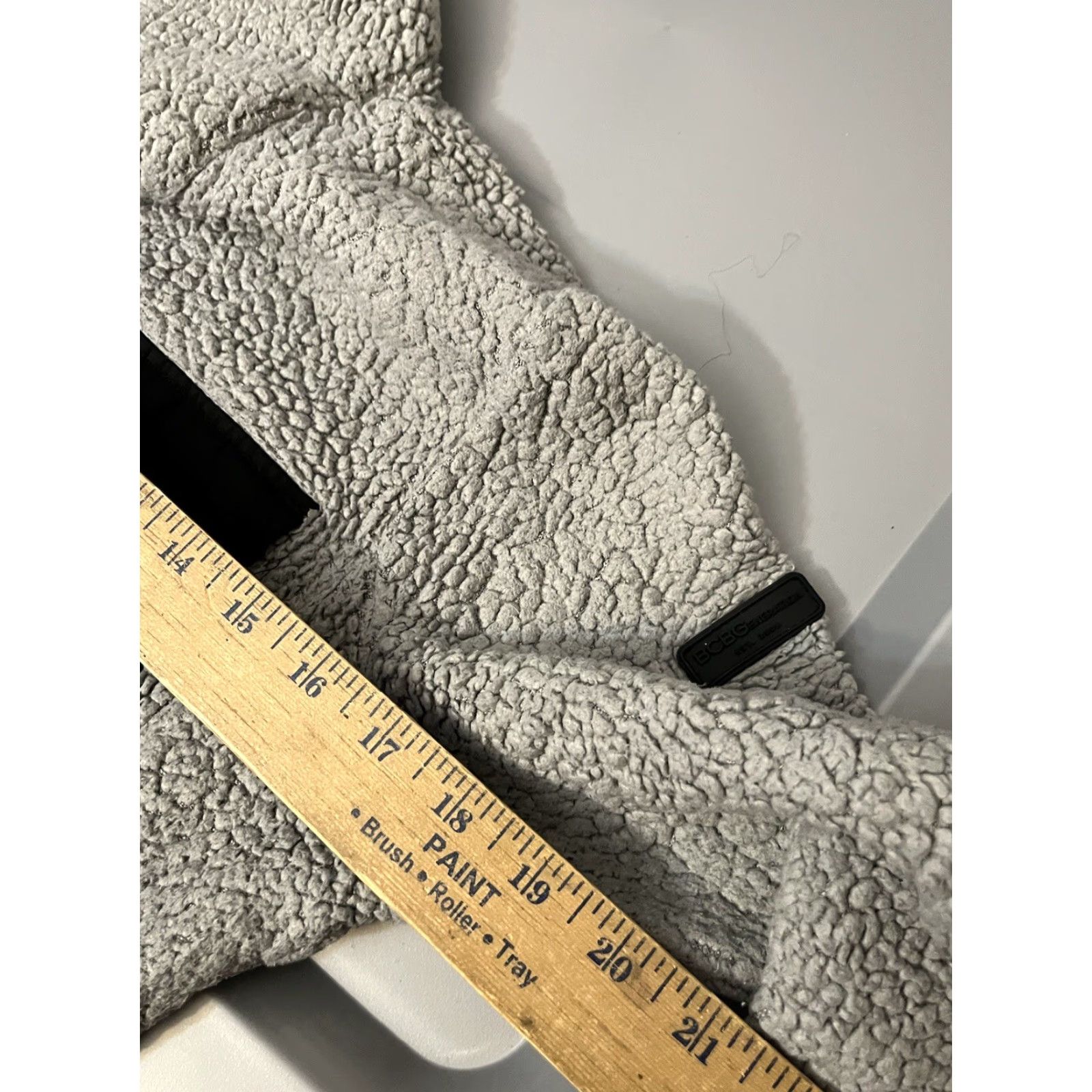 Bcbgmaxazria BCBG Maxazria Mock Turtleneck Full Zip Sweater Women Size S Gray Knit Logo Casual Size S / US 4 / IT 40 - 5 Thumbnail