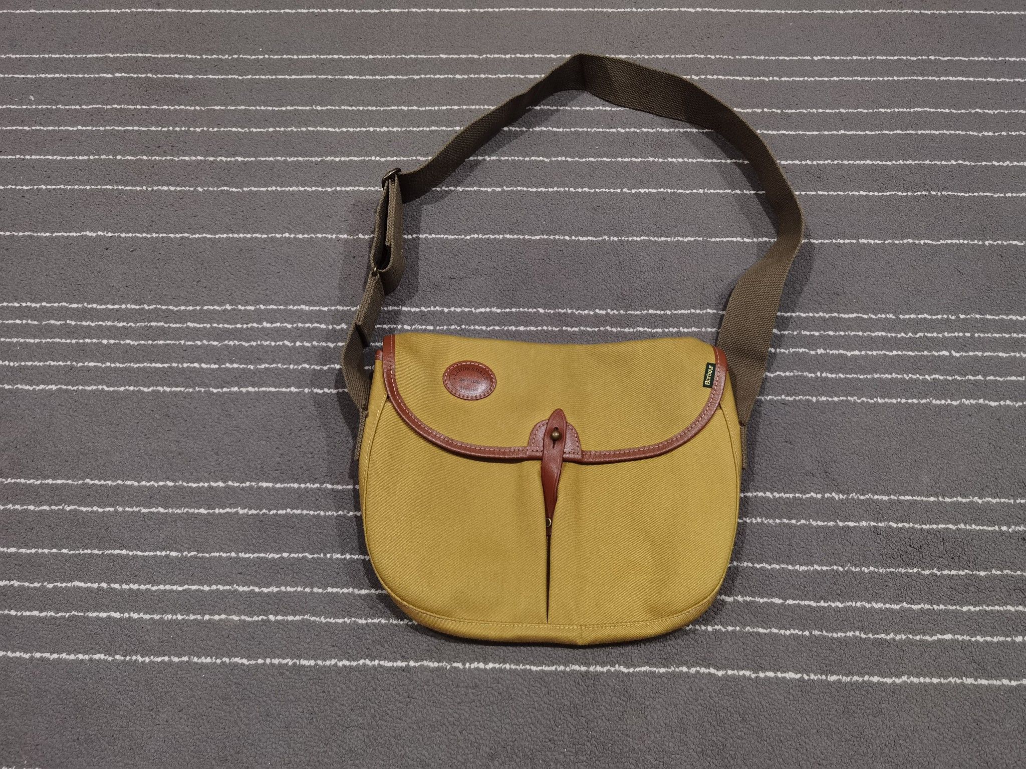 Barbour Barbour LIDDESDALE CANVAS SLING bag handmade Size ONE SIZE - 2 Thumbnail