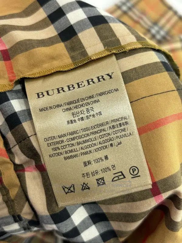 Burberry Burberry Khaki Check Pattern Women's Casual Pants. Size 23" - 7 Thumbnail