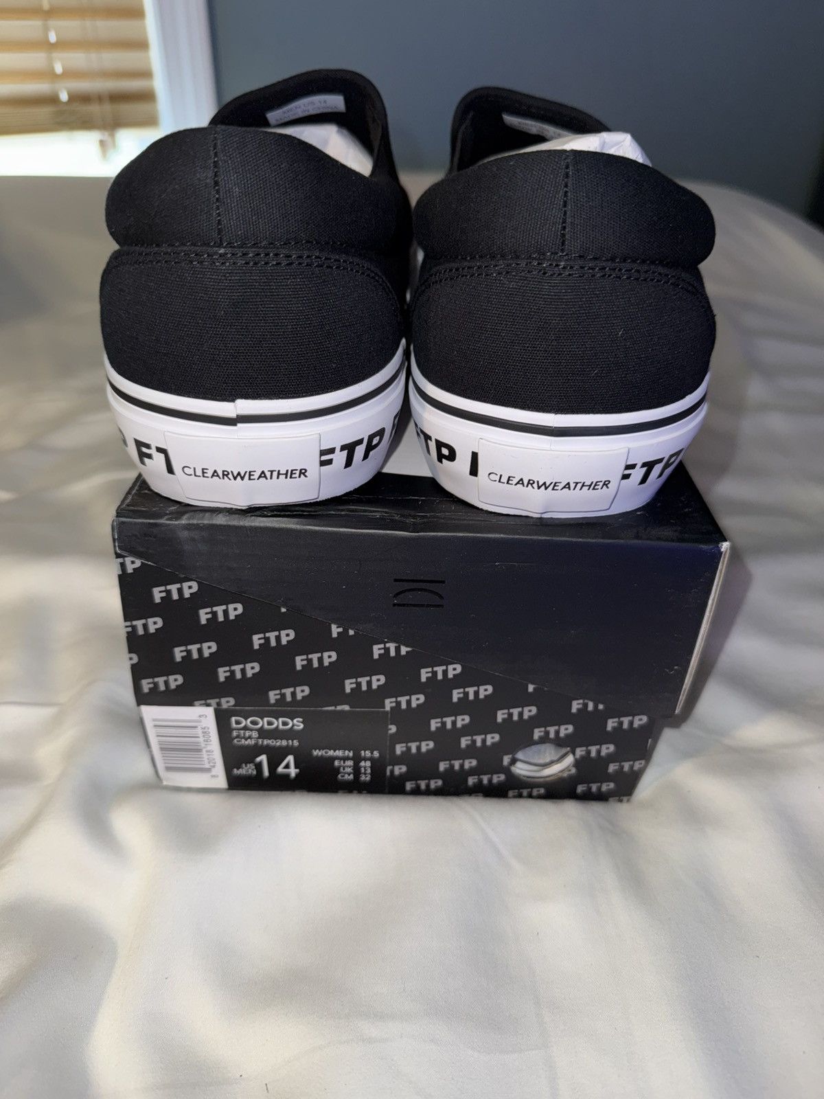 ClearWeather × Fuck The Population FTP CLEARWEATHER DODDS SIZE 14 BLACK Size US 14 / EU 47 - 8 Thumbnail