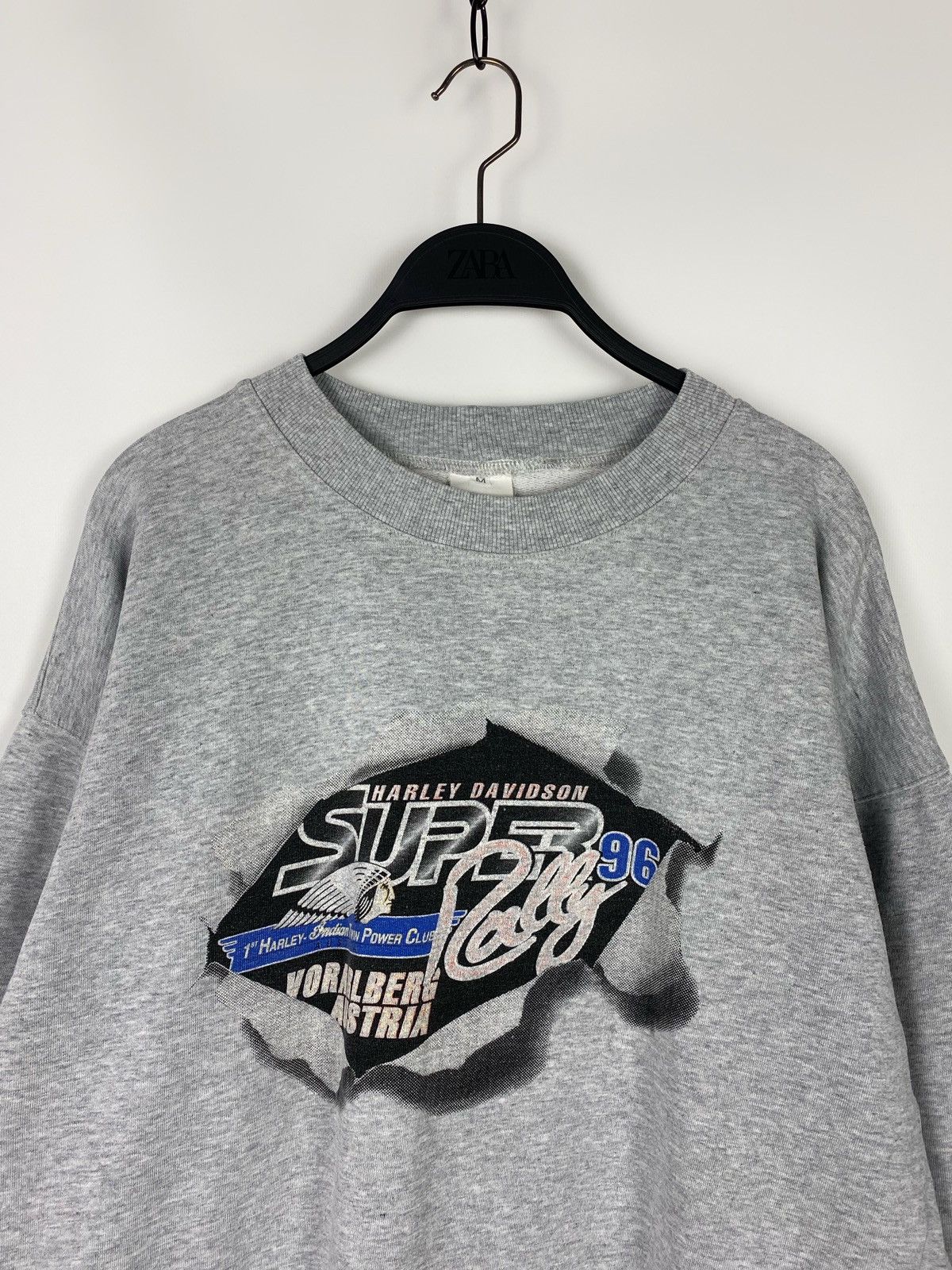 Harley Davidson × Vintage 1996 Vintage Super Rally Austria Sweatshirt Size US M / EU 48-50 / 2 - 3 Thumbnail
