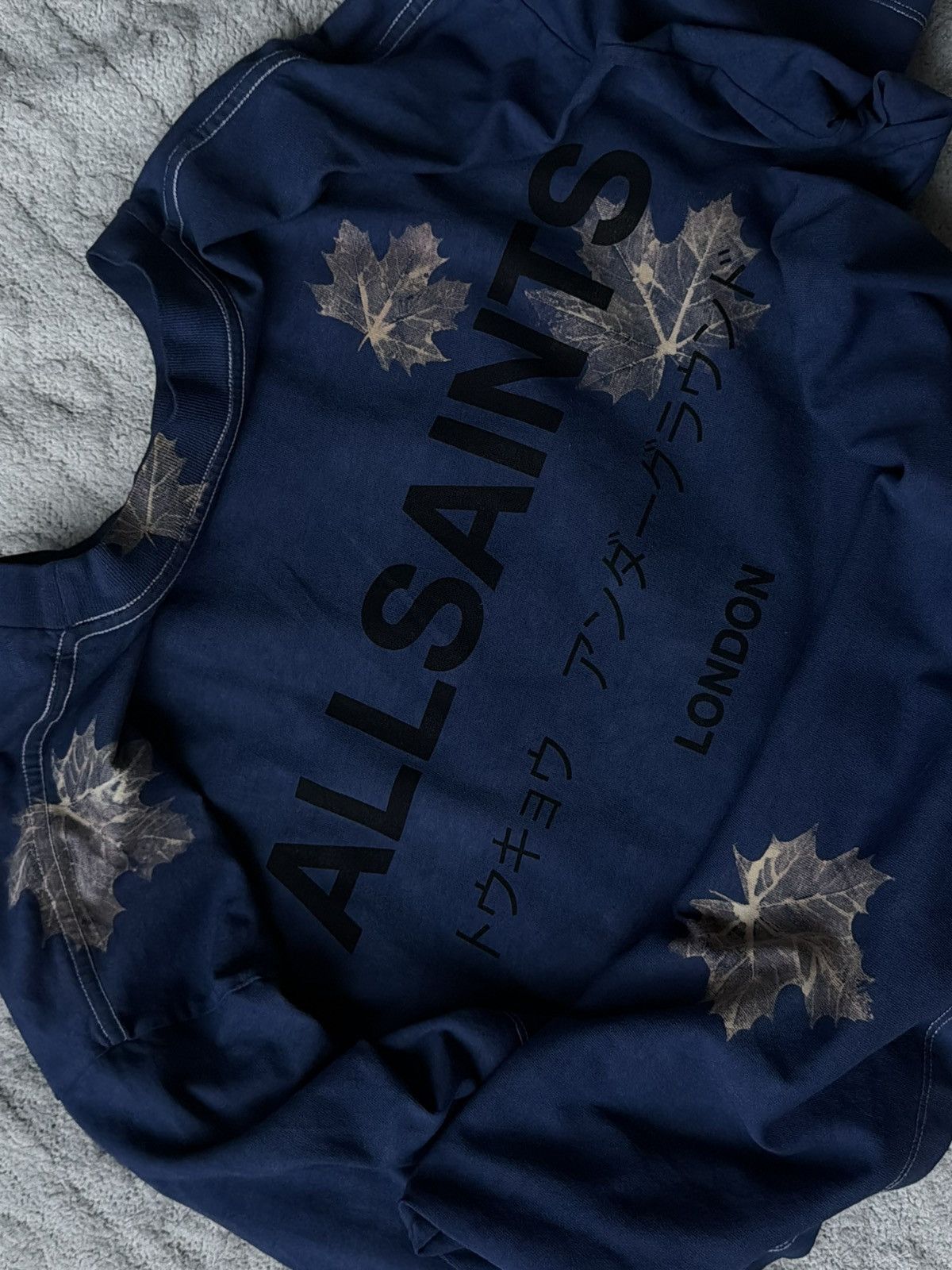 Allsaints Vintage shirt Allsaints london tee big logo large custom Size US L / EU 52-54 / 3 - 5 Thumbnail
