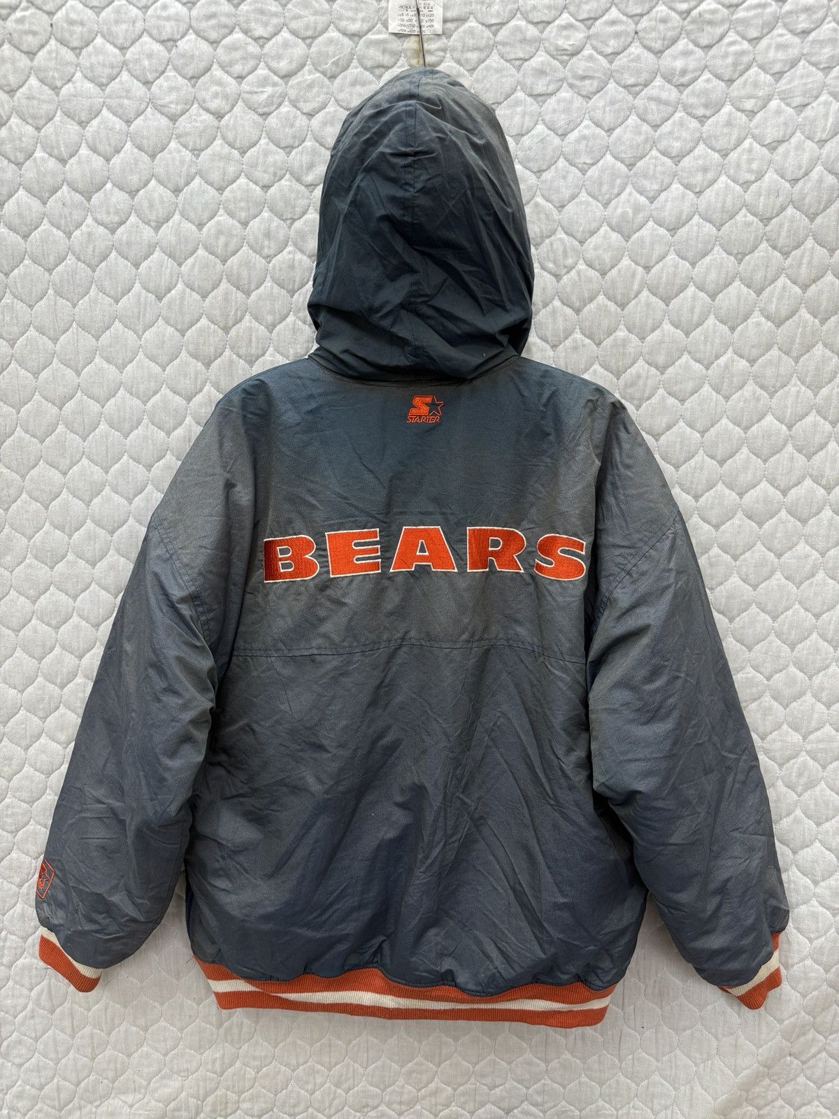 Starter 💥💥🔥STEALS VTG NFL STARTER BEARS SUNFADED JACKET Size US L / EU 52-54 / 3 - 1 Thumbnail