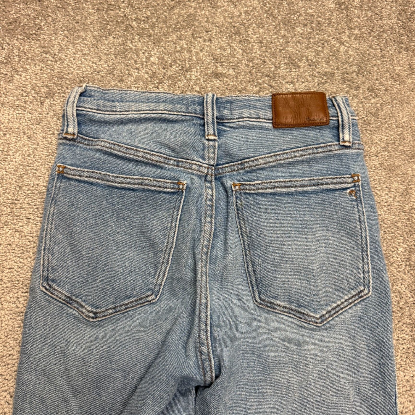 Madewell Madewell Jeans Women 27 Skinny 10" High Rise Light Blue Denim 28in Inseam Size 27" / US 4 / IT 40 - 4 Thumbnail