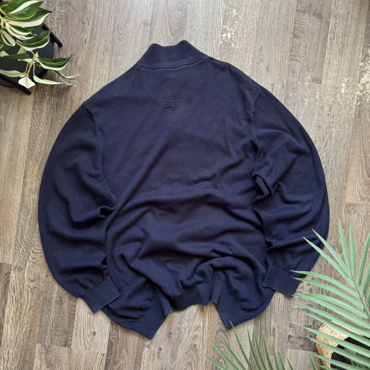 Lacoste Lacoste Navy Zip Sweatshirt Size US XL / EU 56 / 4 - 8 Thumbnail