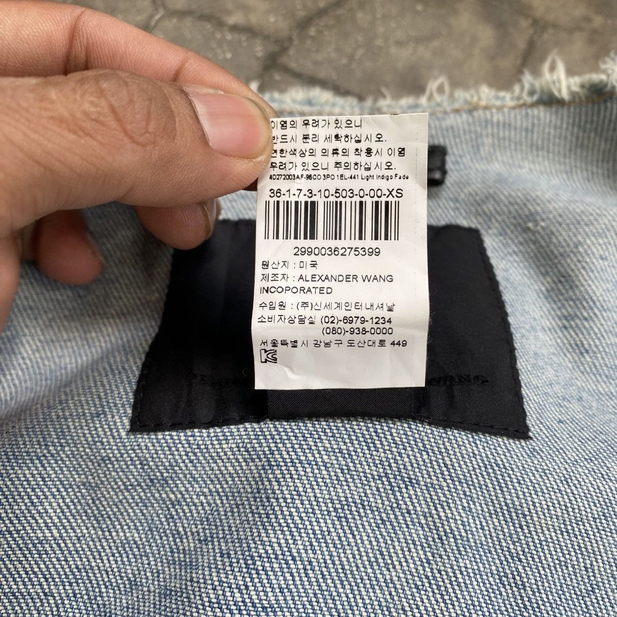 Alexander Wang 2000s Alexander Wang Riped Denim Jacket Size US L / EU 52-54 / 3 - 12 Thumbnail