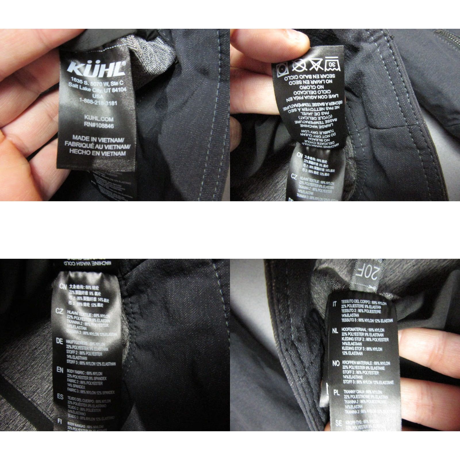 Vintage KUHL Jacket Mens 2XL Gray Klash Softshell Water Resistant Outdoor Performance Jacket Size US XXL / EU 58 / 5 - 8 Thumbnail
