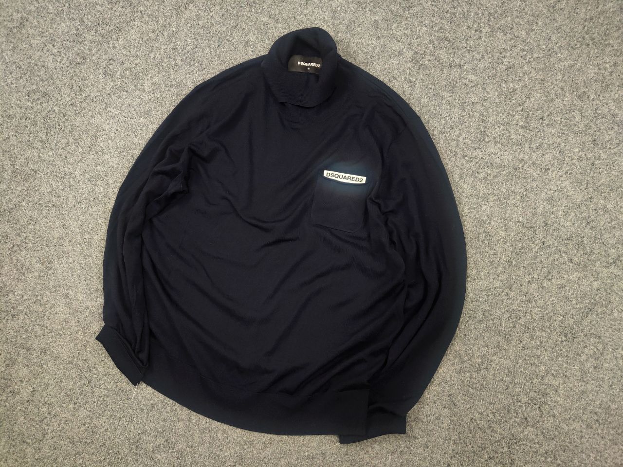 Dsquared2 Dsquared2 Design wool Sweater high turtleneck collar Logo Size US M / EU 48-50 / 2 - 3 Thumbnail