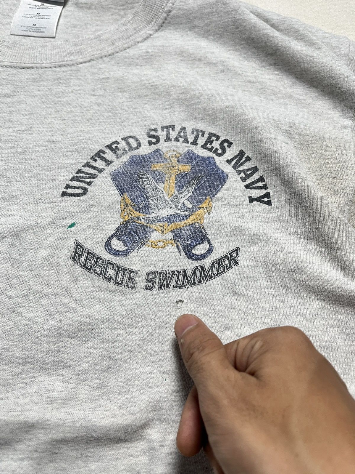 Vintage Vintage united states navy rescue swimmer t-shirt Size US M / EU 48-50 / 2 - 4 Thumbnail
