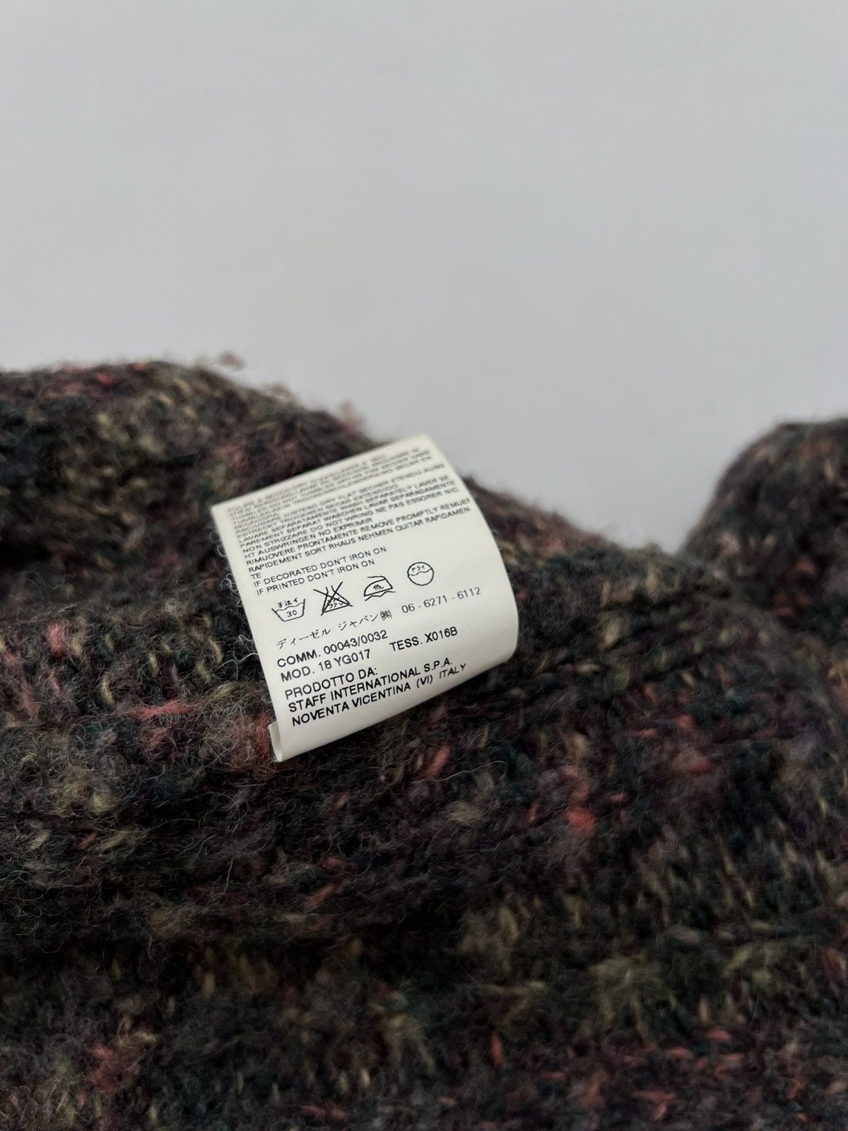 Y/Project 🔥Rare F/W03 Diesel StyleLab Chunky Melange Wool Zip Sweater Size US M / EU 48-50 / 2 - 15 Thumbnail
