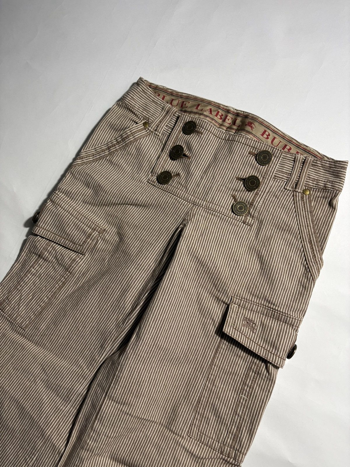 Burberry BURBERRY BLUE LABEL WIDE LEG CARGO JEANS Size 29" - 3 Thumbnail