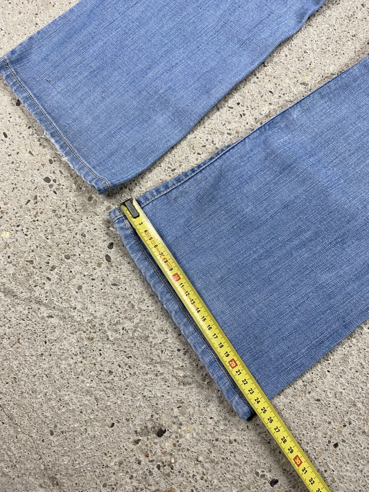 Japanese Brand Vintage japan style bootcut flared jeans metal y2k Size 27" / US 4 / IT 40 - 12 Thumbnail