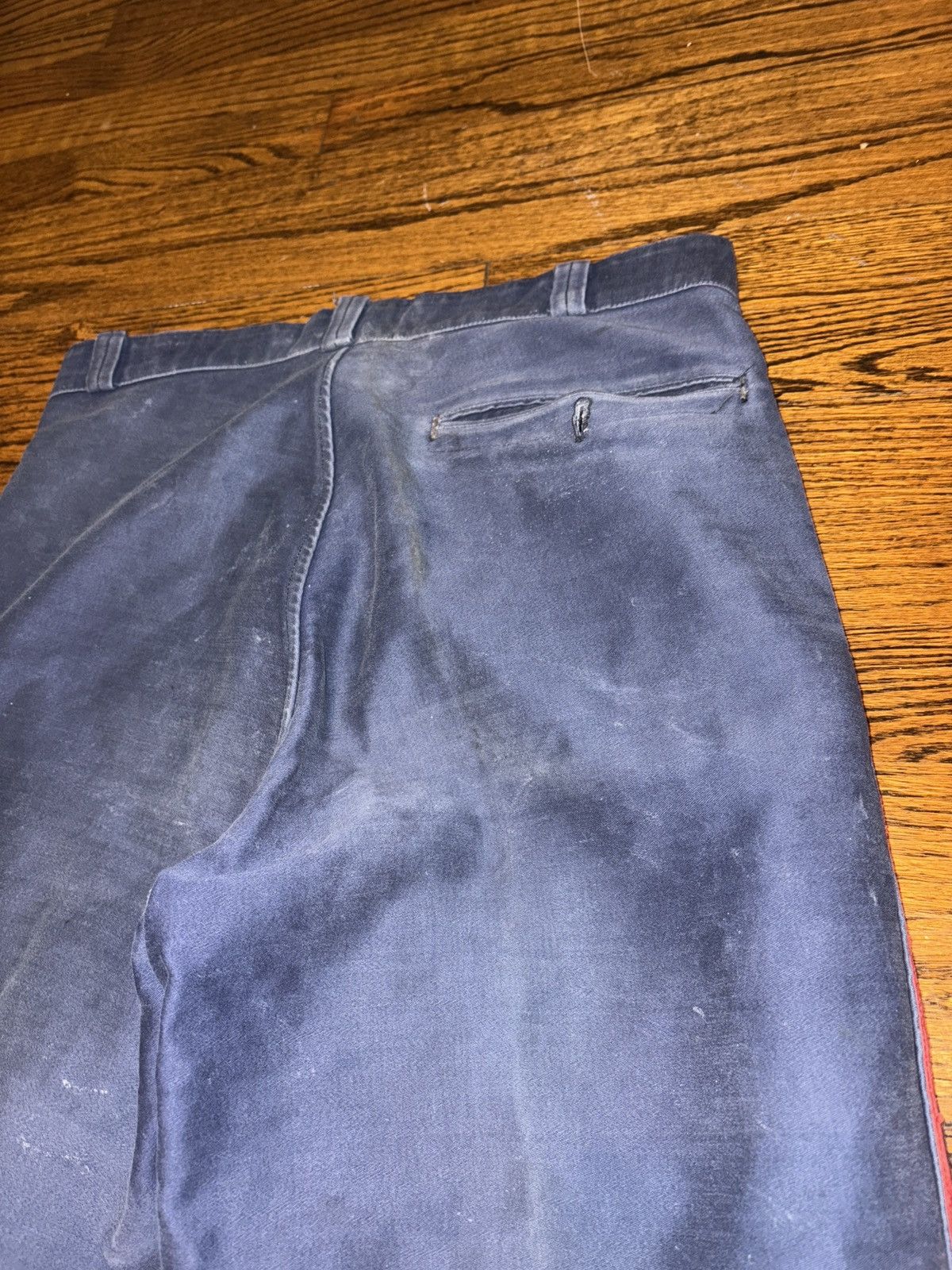 Vintage Rare French workpants - bleus de travail Size US 31 - 3 Thumbnail
