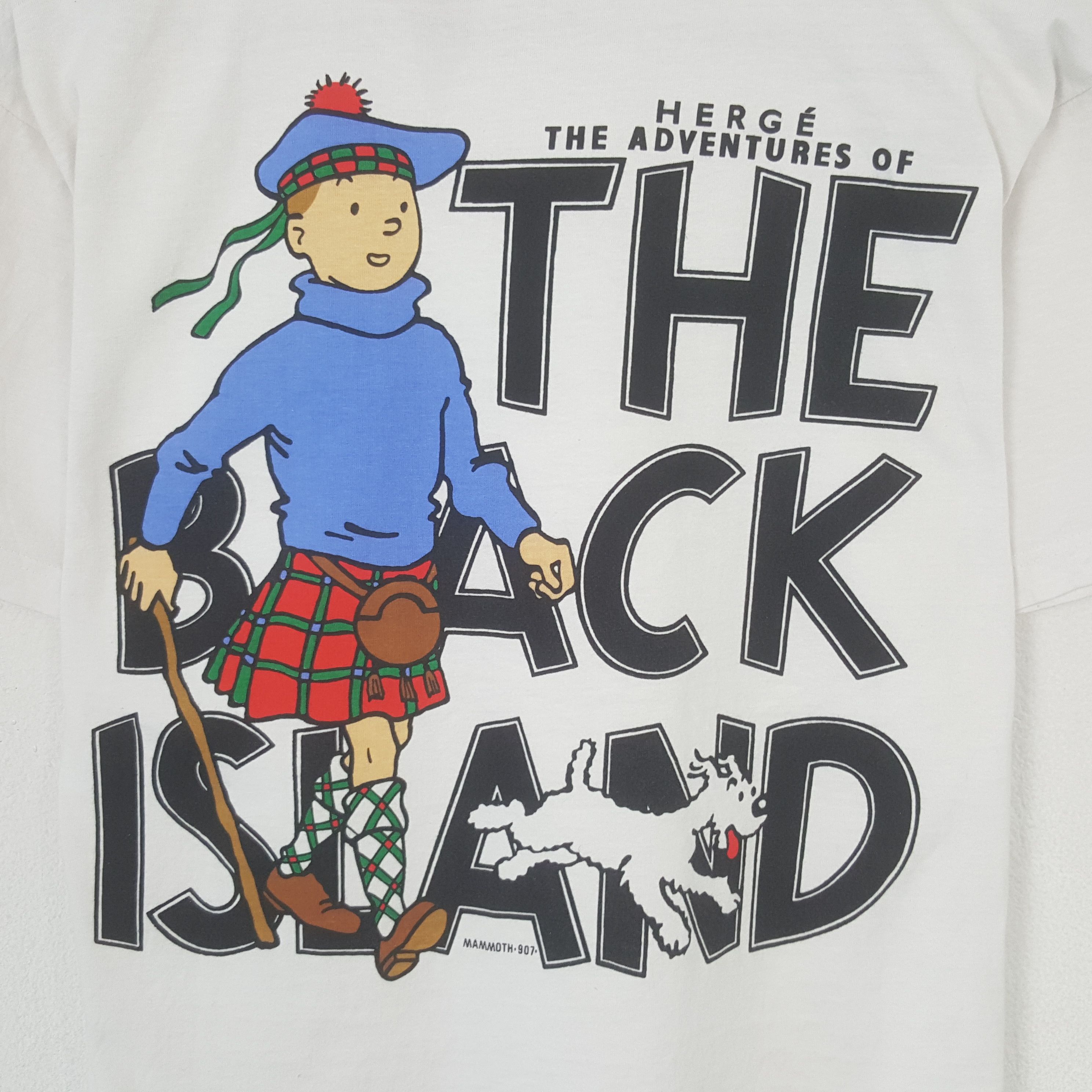 Vintage Vintage The Herge Adventures Of Tintin Tshirt Size US M / EU 48-50 / 2 - 4 Thumbnail