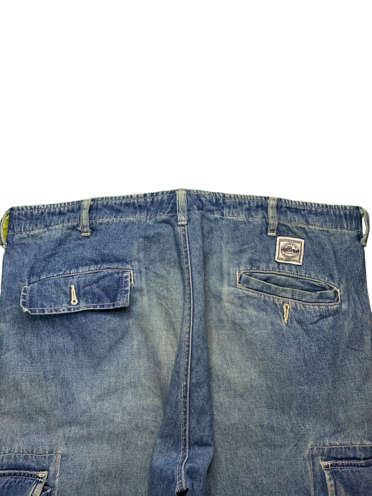RRL Ralph Lauren Vintage USA RRL Ralph Lauren Mud Wash Baggy Cargo Jeans Size US 38 / EU 54 - 8 Thumbnail