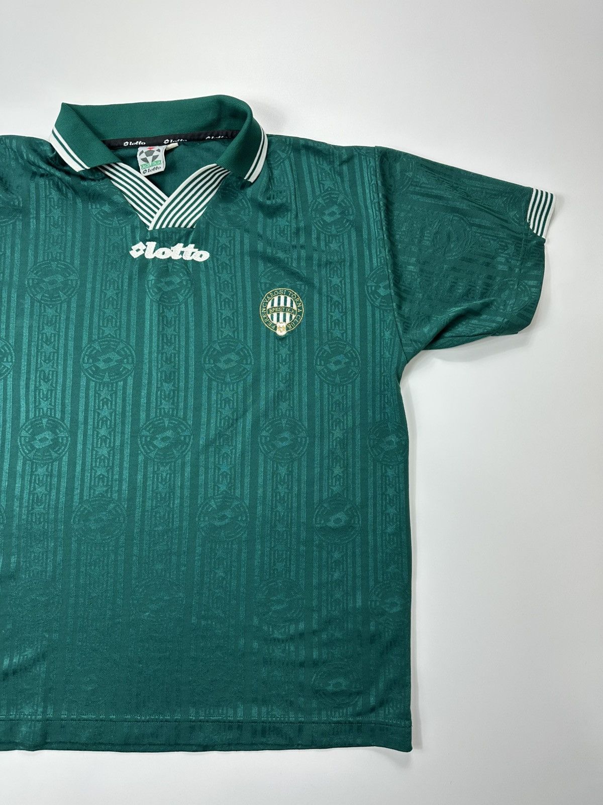 Lotto Sport Ferencvaros Lotto Soccer 90's Jersey Logo Vintage Size US L / EU 52-54 / 3 - 4 Thumbnail