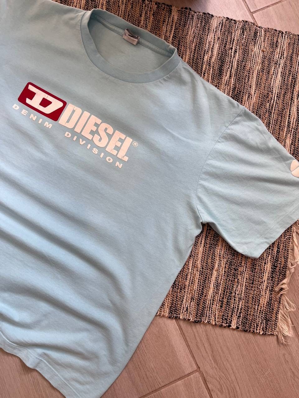 Diesel × Vintage Vintage Diesel Tshirt denim division blue multilogo hype Size US XL / EU 56 / 4 - 5 Thumbnail