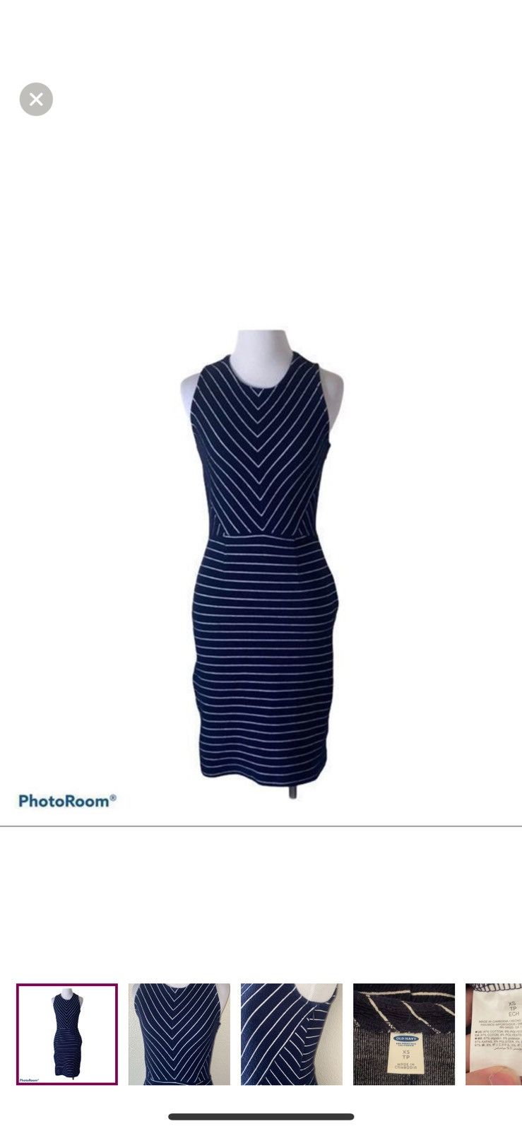 Old Navy Old navy XS striped knit dress Size XS / US 0-2 / IT 36-38 - 1 Thumbnail