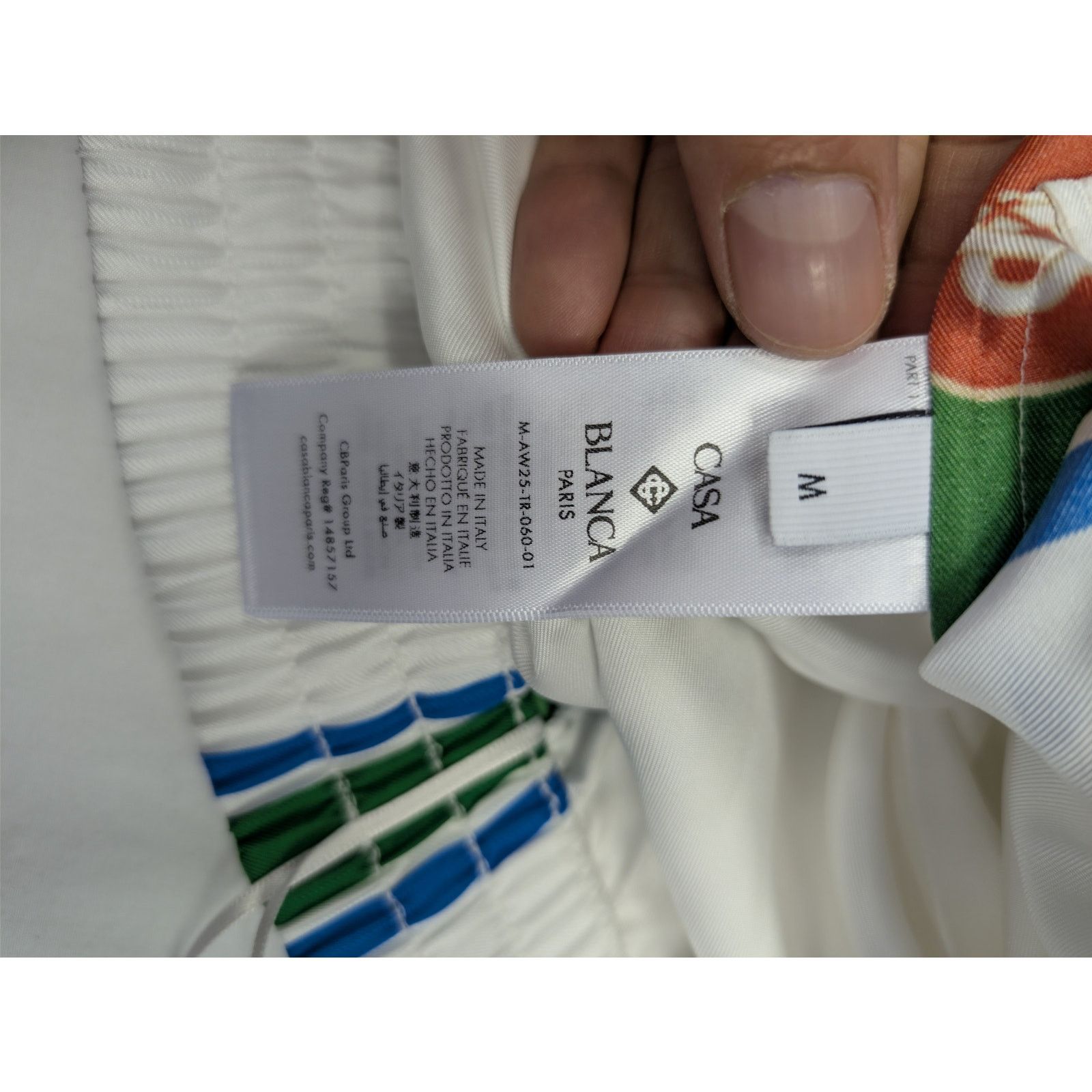 Casablanca o1rshd1 Silk Twill Drawstring Trouser sweatpant Flame Laurel Size US 32 / EU 48 - 14 Thumbnail