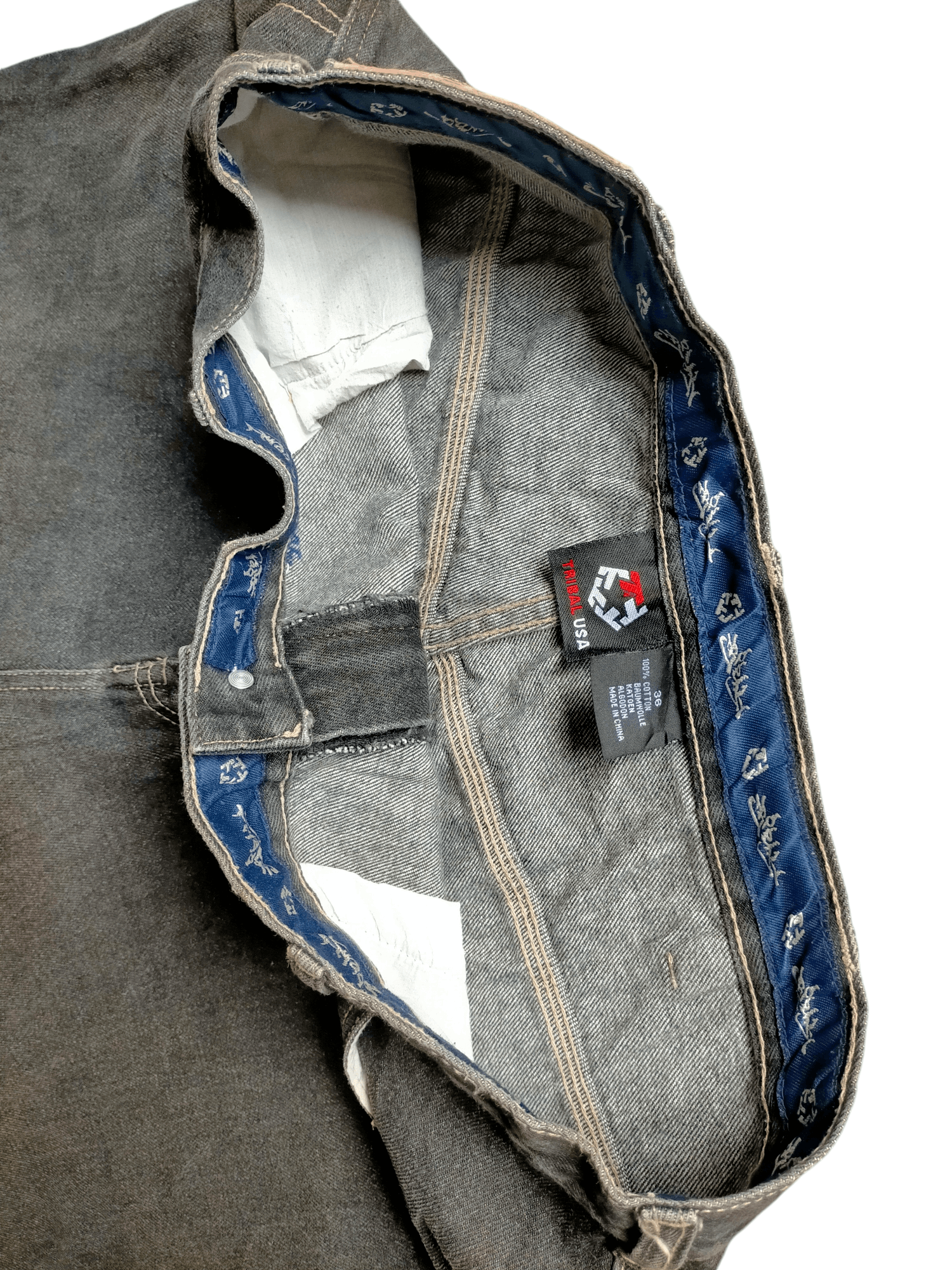 Japanese Brand Vintage Japanese Brand Tribal Baggy Jeans Size US 36 / EU 52 - 13 Thumbnail